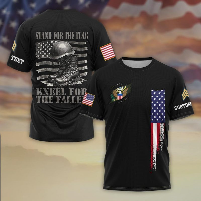Premium Custom US Army T-Shirt VPVC930269, Gifts For US Army Veteran, Gifts On Father’s Day, Veterans Day