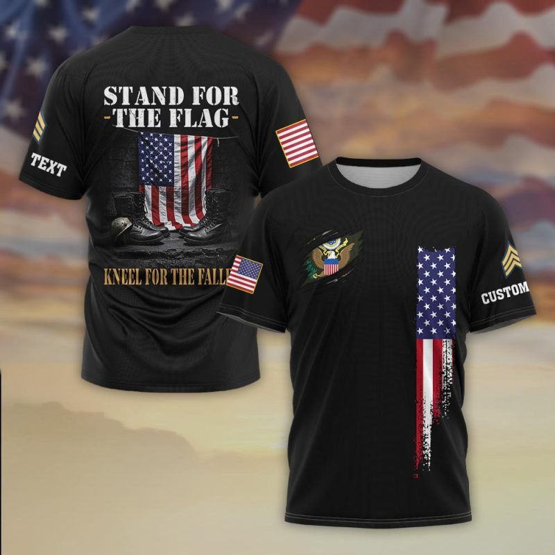 Premium Custom US Army T-Shirt VPVC930270, Gifts For US Army Veteran, Gifts On Father’s Day, Veterans Day