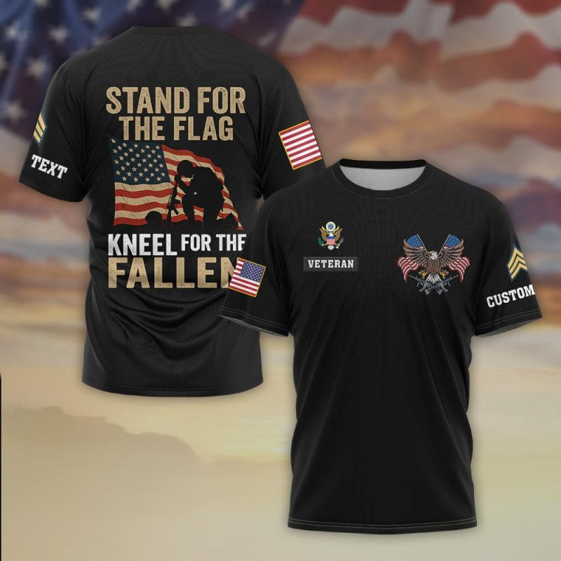 Premium Custom US Army T-Shirt VPVC930276, Gifts For US Army Veteran, Gifts On Father’s Day, Veterans Day