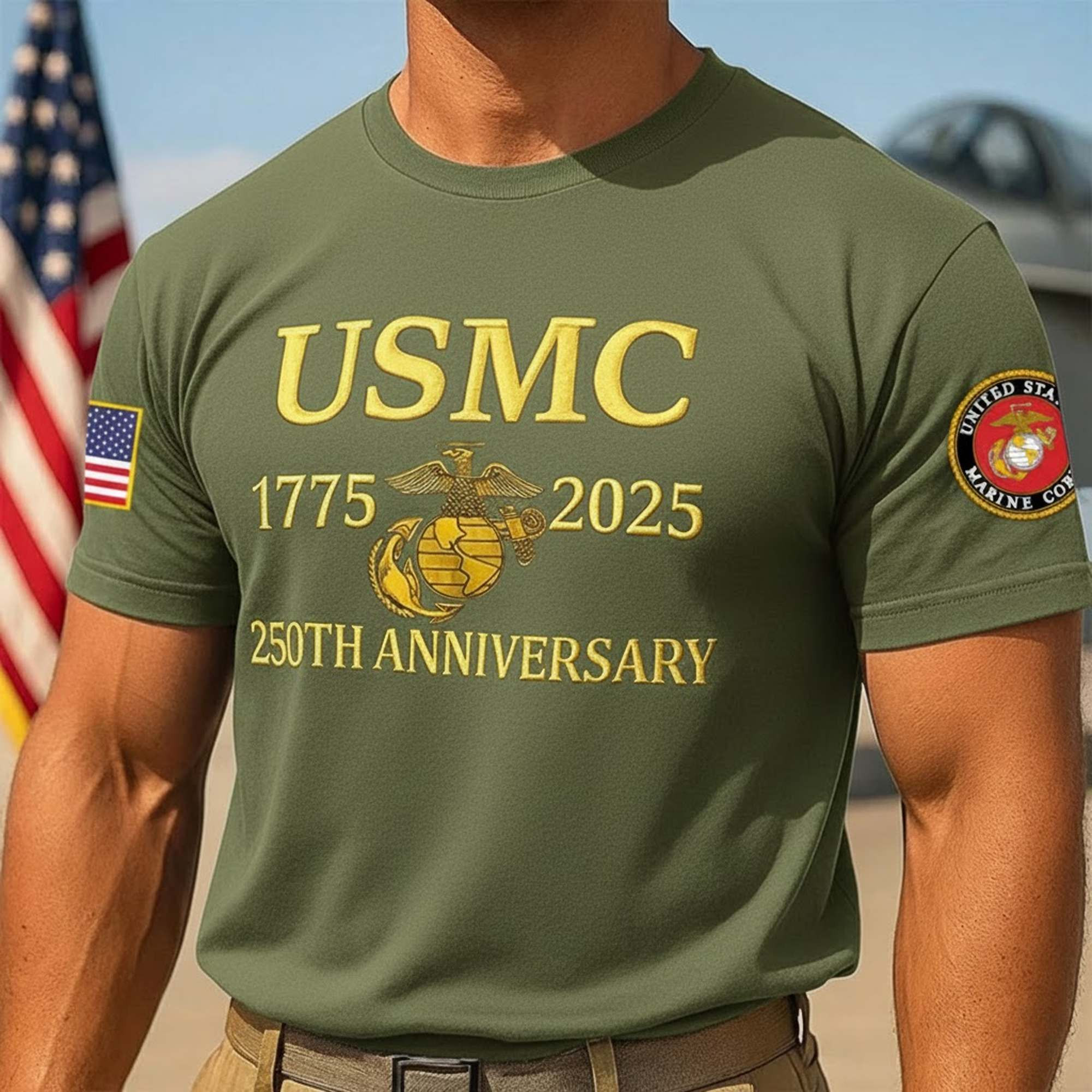 Premium Custom USMC T-Shirt CPVC041211