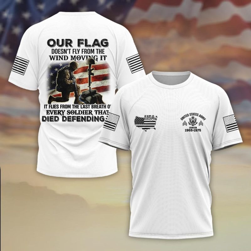 Premium Custom US Army T-Shirt VPVC930361, Gifts For US Army Veteran, Gifts On Father’s Day, Veterans Day
