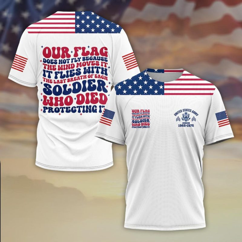 Premium Custom US Army T-Shirt VPVC930362, Gifts For US Army Veteran, Gifts On Father’s Day, Veterans Day