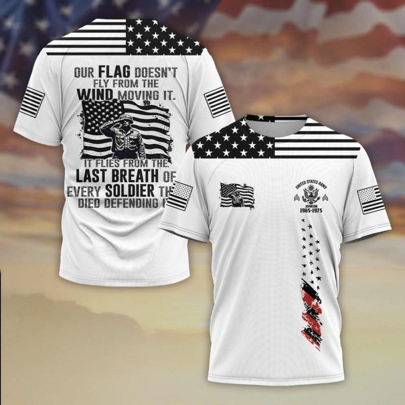 Premium Custom US Army T-Shirt VPVC930366, Gifts For US Army Veteran, Gifts On Father’s Day, Veterans Day
