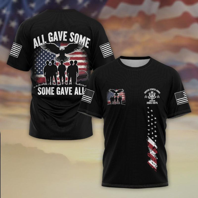Premium Custom US Army T-Shirt VPVC930383, Gifts For US Army Veteran, Gifts On Father’s Day, Veterans Day