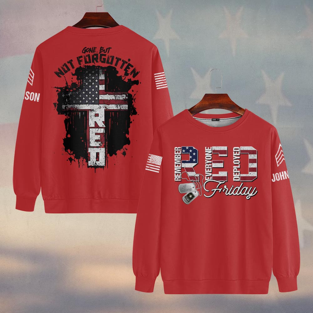 Premium Custom US Army Sweatshirt VPVC750025, Gifts For US Army Veteran, Gifts On Father’s Day, Veterans Day