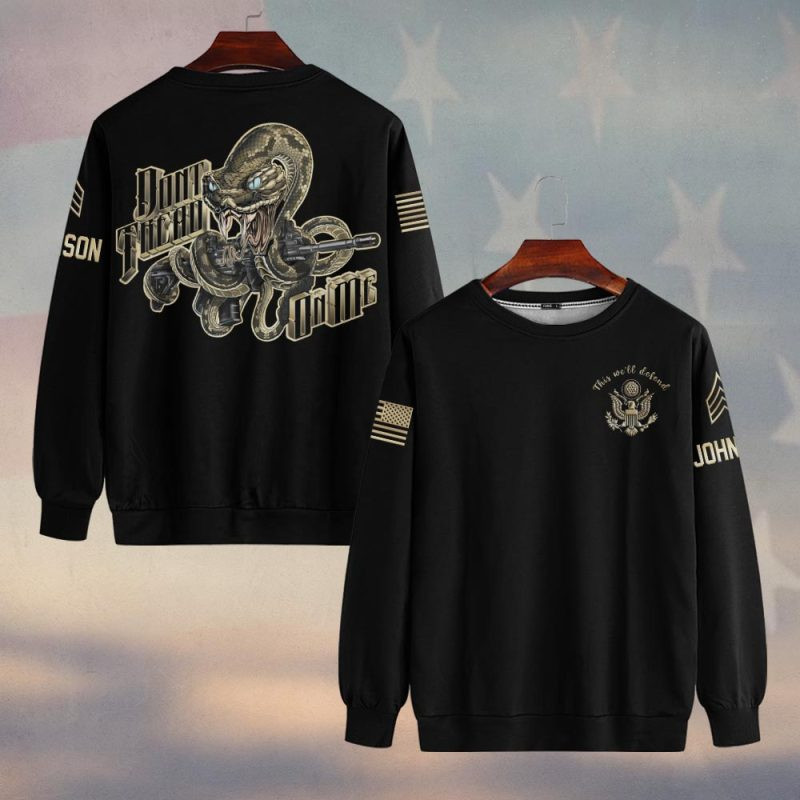 Premium Custom US Army Sweatshirt VPVC750236, Gifts For US Army Veteran, Gifts On Father’s Day, Veterans Day