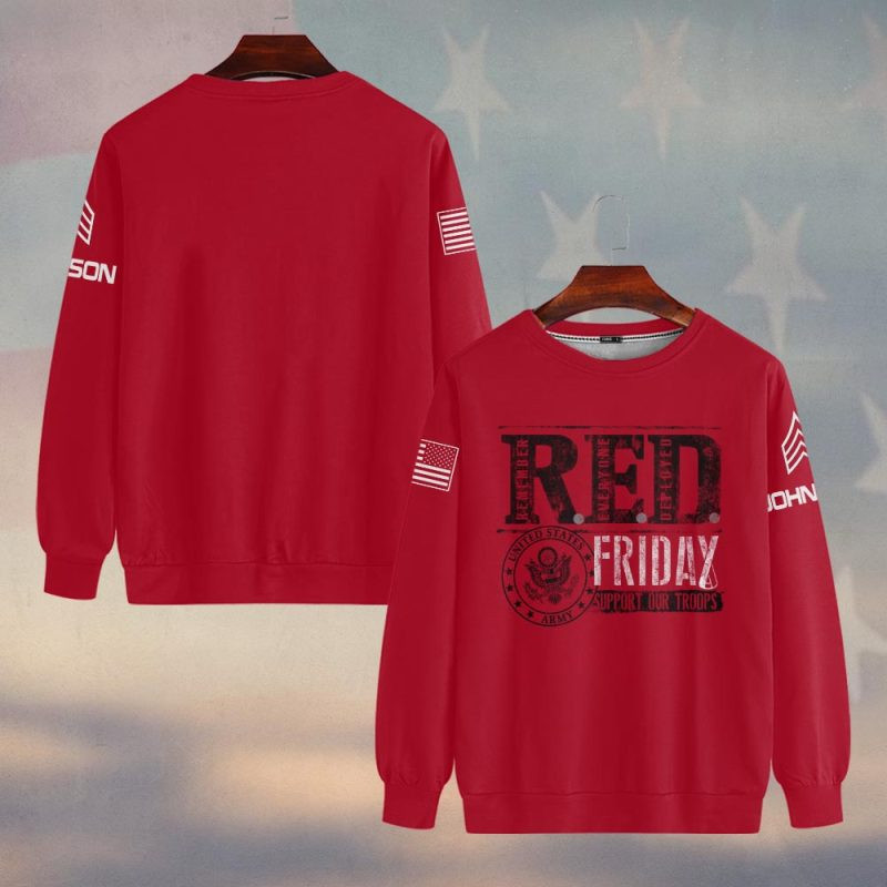 Premium Custom US Army Sweatshirt VPVC750273, Gifts For US Army Veteran, Gifts On Father’s Day, Veterans Day