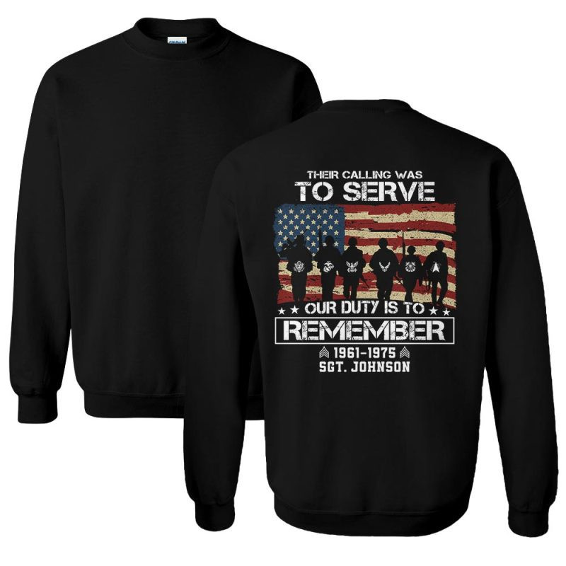 Premium Custom US Veteran Sweatshirt VPVC750284, Gifts For US Veteran, Gifts On Father’s Day, Veterans Day