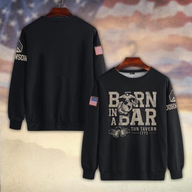 Premium Custom USMC Sweatshirt VPVC750335, Gifts For US Marine Veteran, Gifts On Father’s Day, Veterans Day