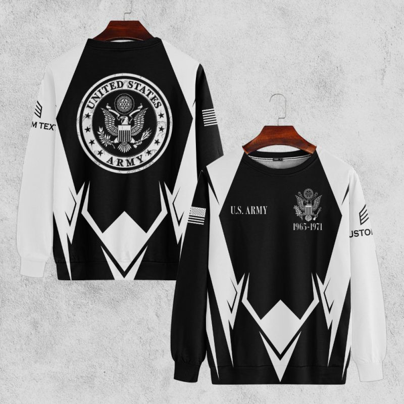 Premium Custom US Army Sweatshirt VPVC750379, Gifts For US Army Veteran, Gifts On Father’s Day, Veterans Day