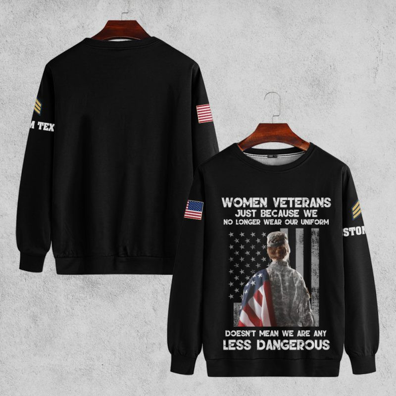 Premium Custom US Army Sweatshirt VPVC750461, Gifts For US Army Veteran, Gifts On Father’s Day, Veterans Day