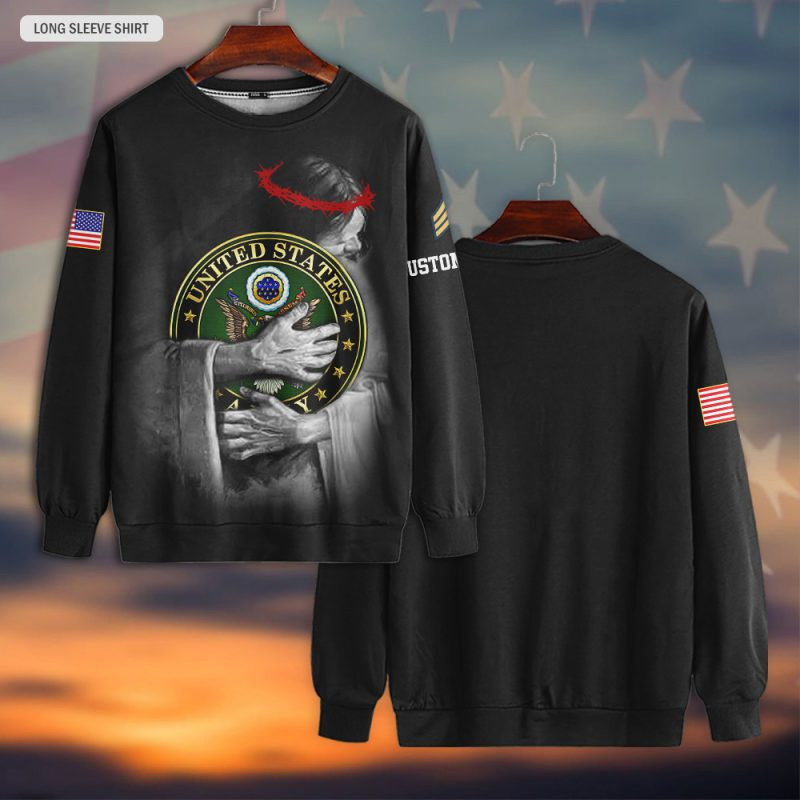 Premium Custom US Army Sweatshirt VPVC750481, Gifts For US Army Veteran, Gifts On Father’s Day, Veterans Day