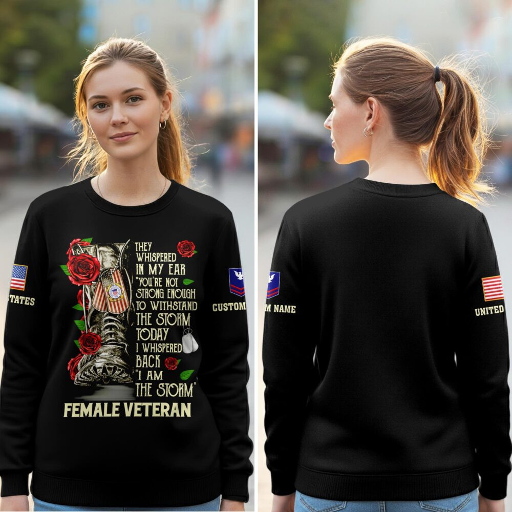 Premium Custom USCG Sweatshirt VPVC750580, Gifts For Coast Guard Veteran, Gifts On Father’s Day, Veterans Day