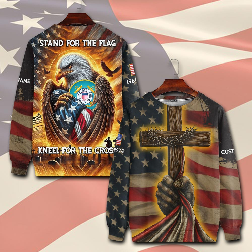 Premium Custom USCG Sweatshirt VPVC750587, Gifts For Coast Guard Veteran, Gifts On Father’s Day, Veterans Day