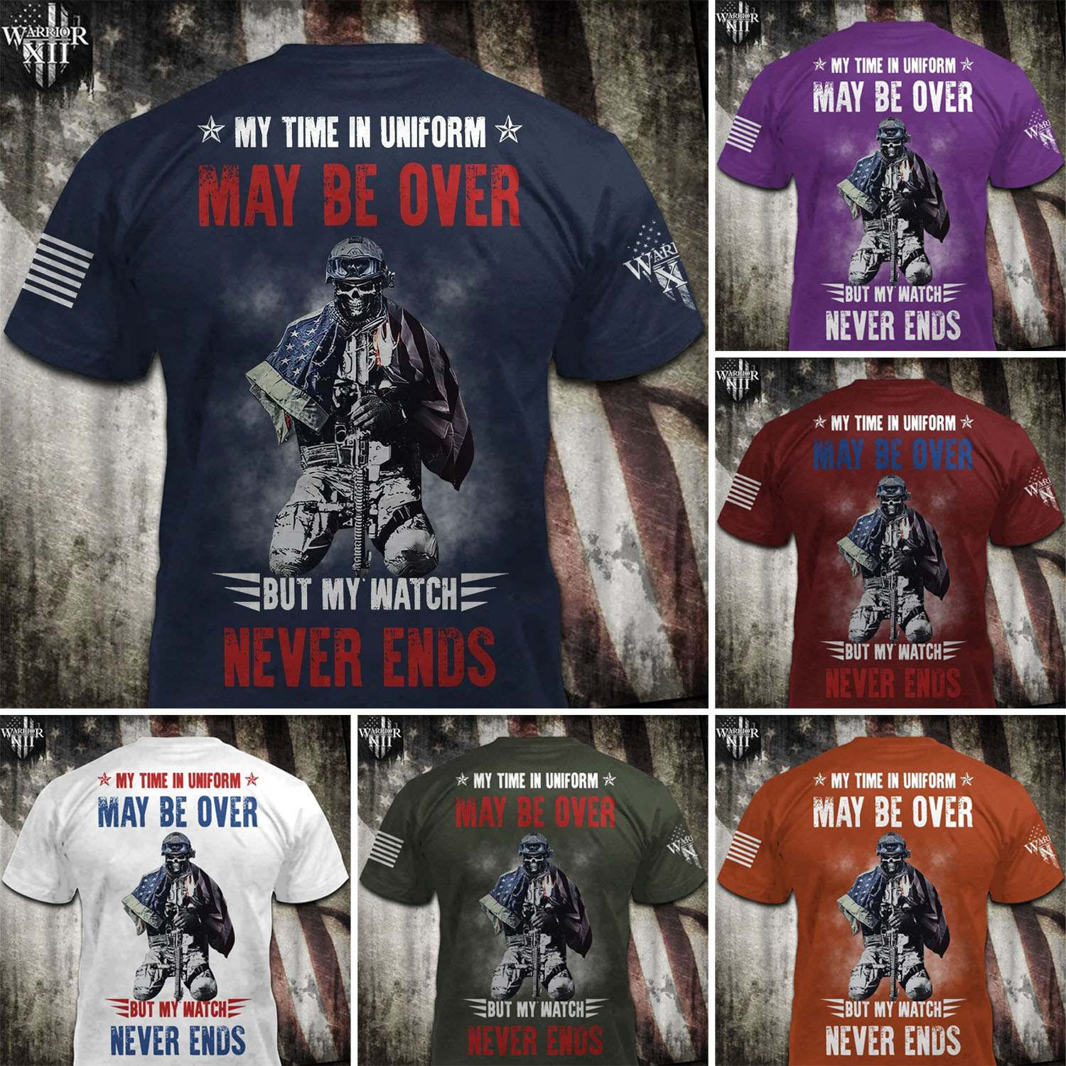 Unique Premium Veteran T-shirt PVC030902