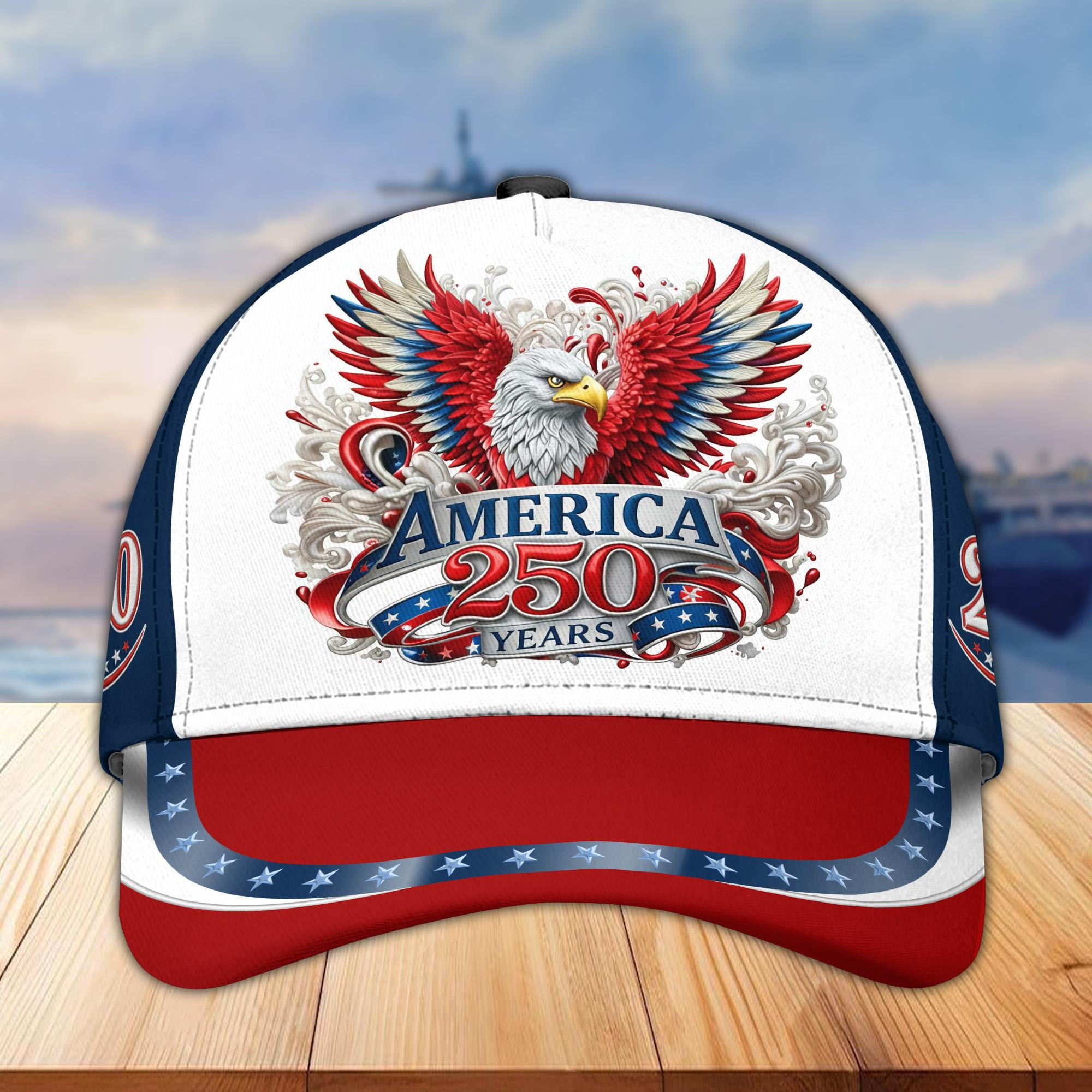 Premium America 250th Anniversary Hat VPVC020001, America 250th Cap, America 250th Birthday, Best Gifts On Independence Day, Veterans Day