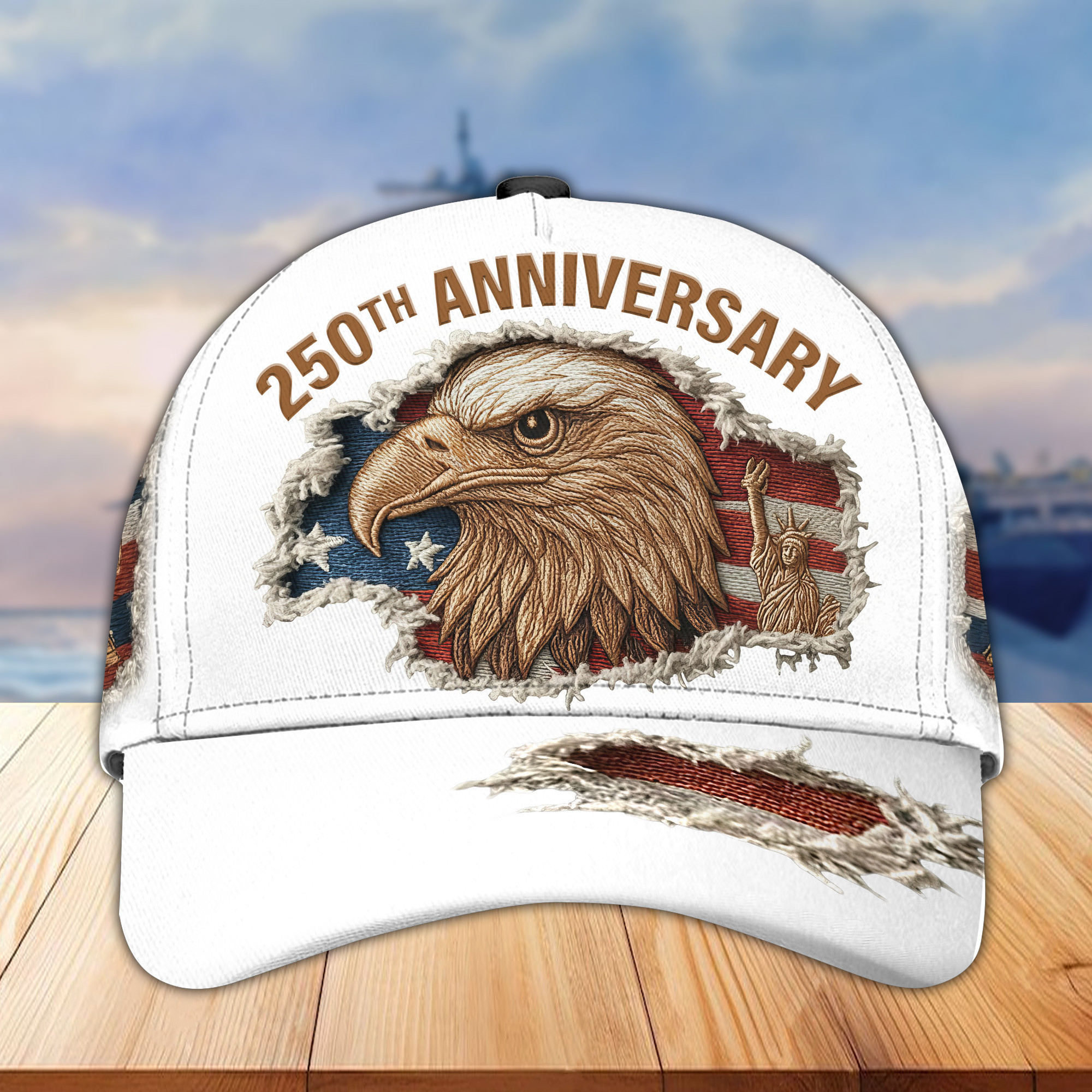 Premium America 250th Anniversary Hat VPVC020003, America 250th Cap, America 250th Birthday, Best Gifts On Independence Day, Veterans Day
