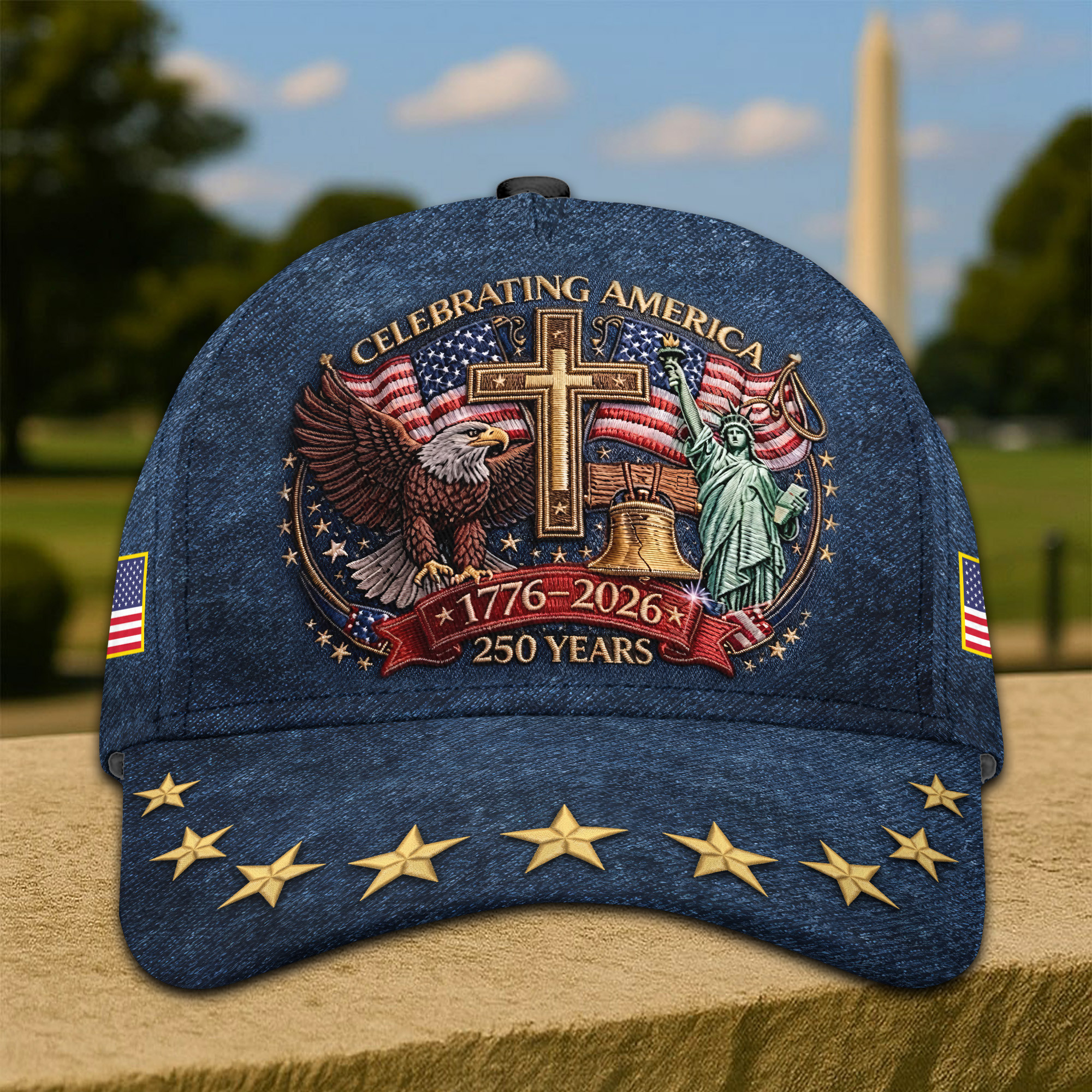 Premium America 250th Anniversary Hat VPVC020007, America 250th Cap, America 250th Birthday, Best Gifts On Independence Day, Veterans Day