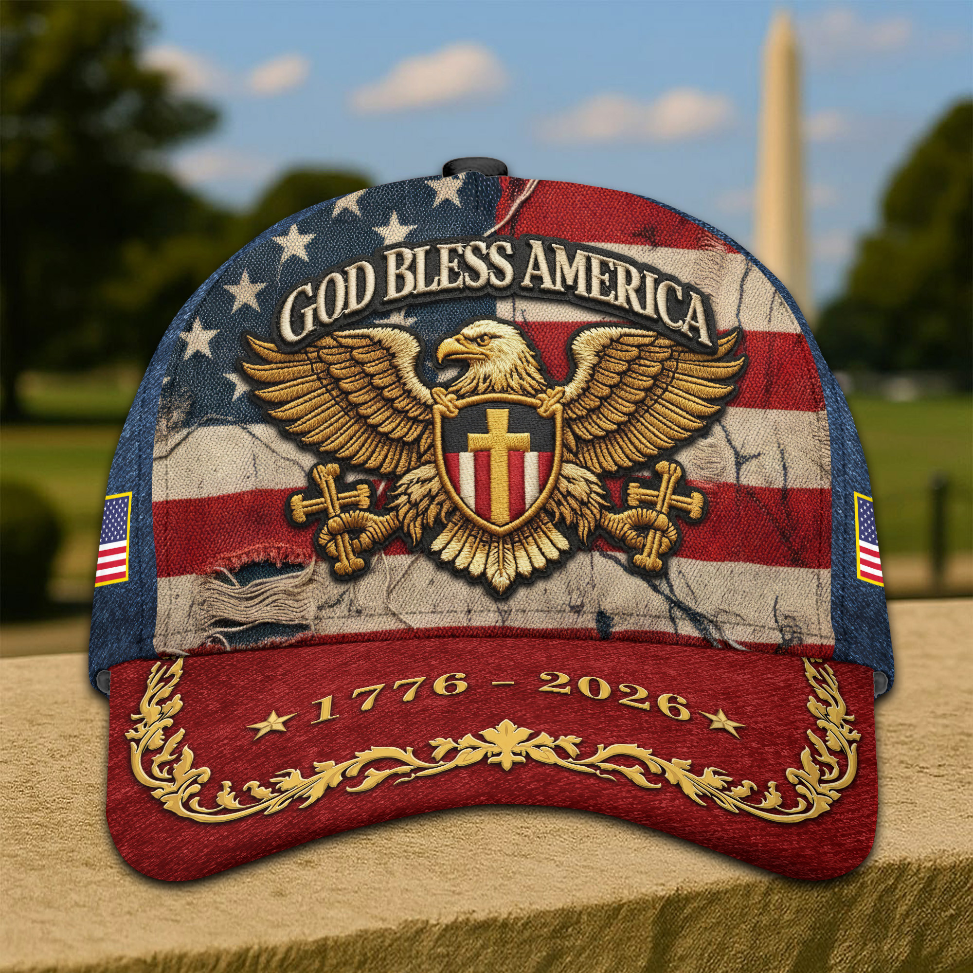 Premium America 250th Anniversary Hat VPVC020008, America 250th Cap, America 250th Birthday, Best Gifts On Independence Day, Veterans Day
