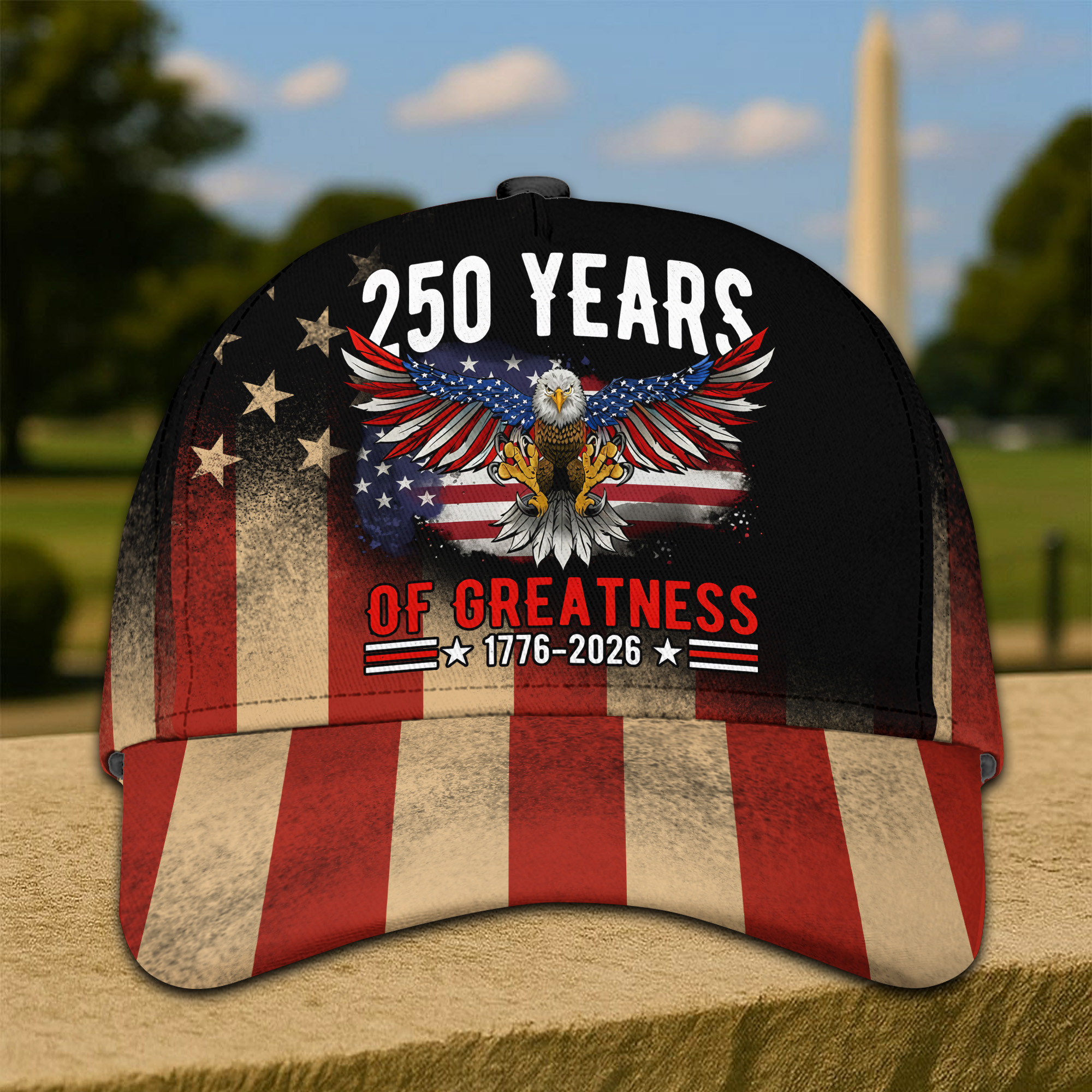 Premium America 250th Anniversary Hat VPVC020010, America 250th Cap, America 250th Birthday, Best Gifts On Independence Day, Veterans Day