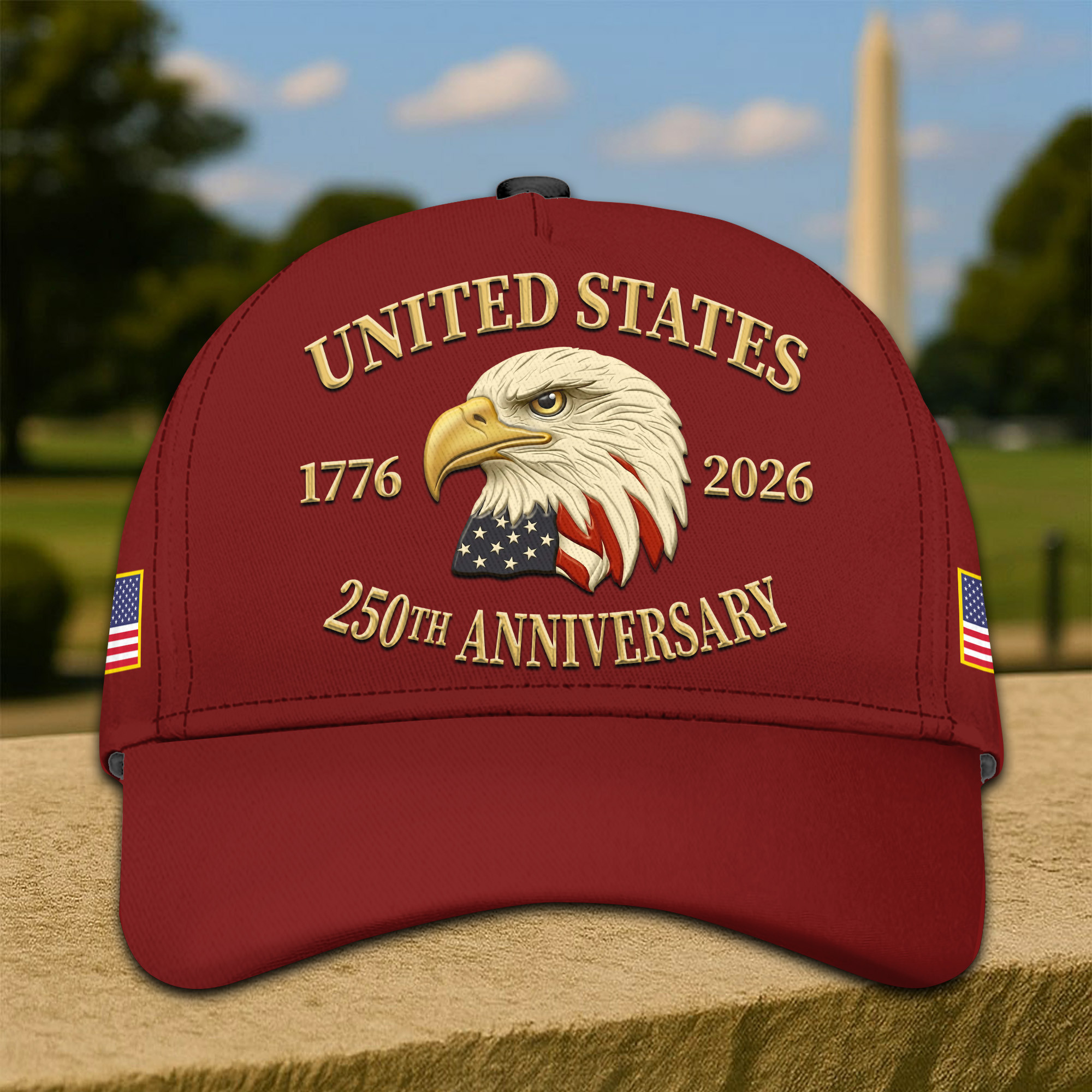 Premium America 250th Anniversary Hat VPVC020020, America 250th Cap, America 250th Birthday, Best Gifts On Independence Day, Veterans Day