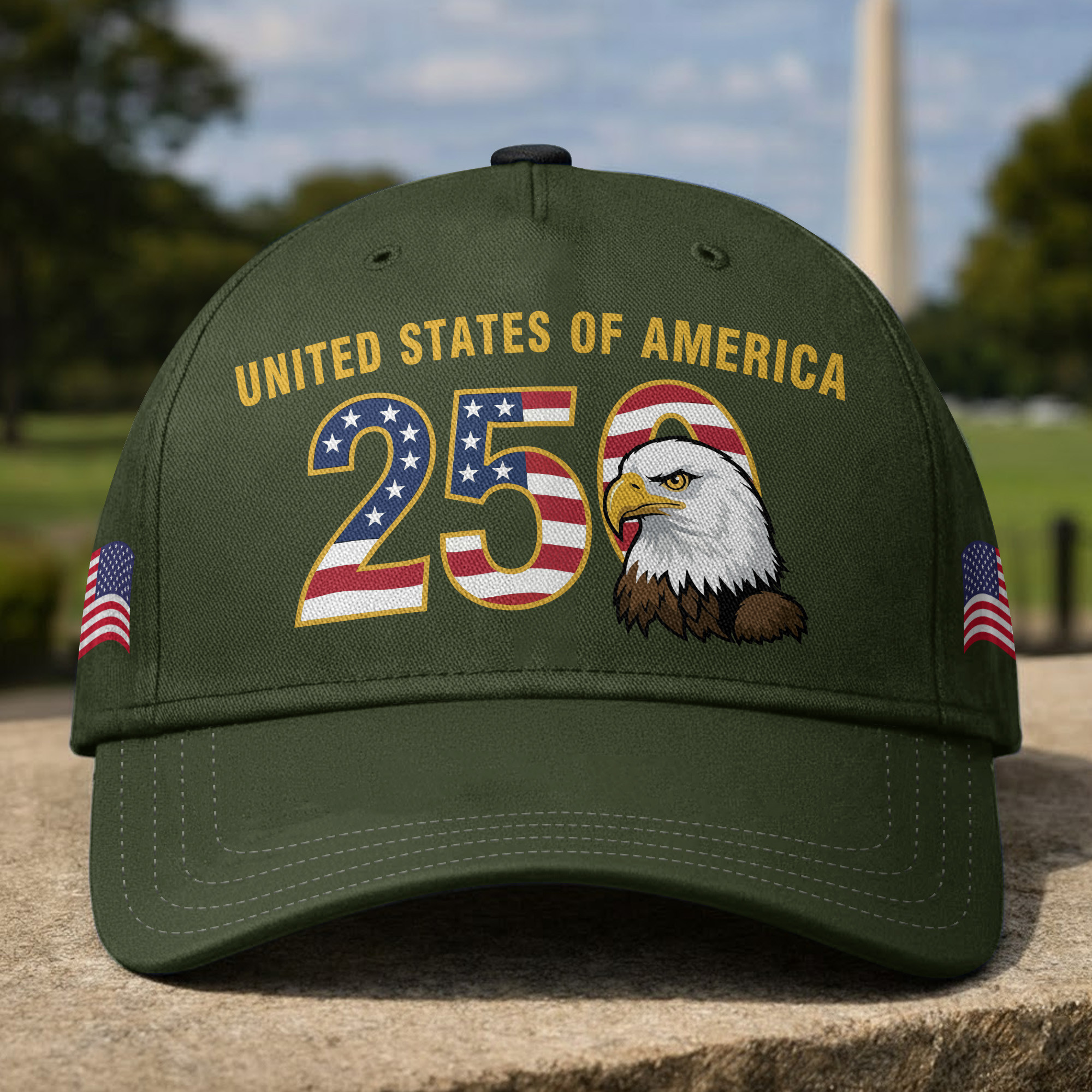 Premium America 250th Anniversary Hat VPVC020025, America 250th Cap, America 250th Birthday, Best Gifts On Independence Day, Veterans Day