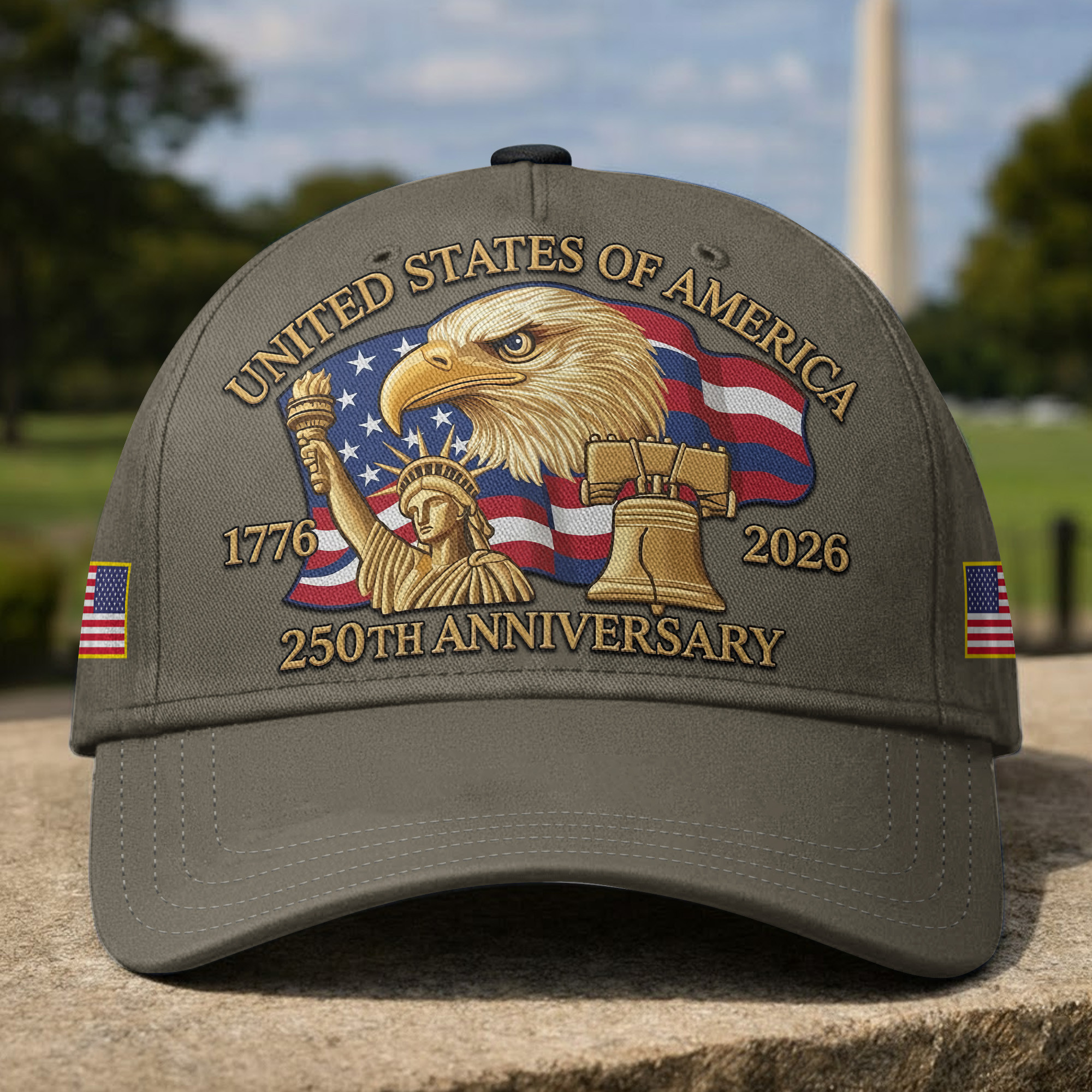 Premium America 250th Anniversary Hat VPVC020051, America 250th Cap, America 250th Birthday, Best Gifts On Independence Day, Veterans Day