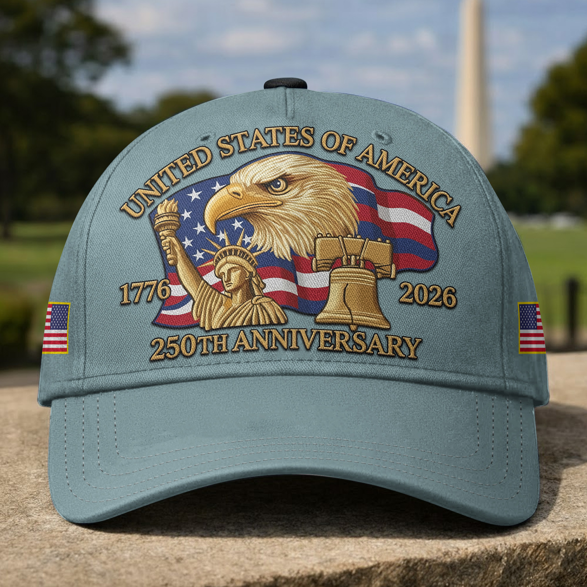 Premium America 250th Anniversary Hat VPVC020052, America 250th Cap, America 250th Birthday, Best Gifts On Independence Day, Veterans Day