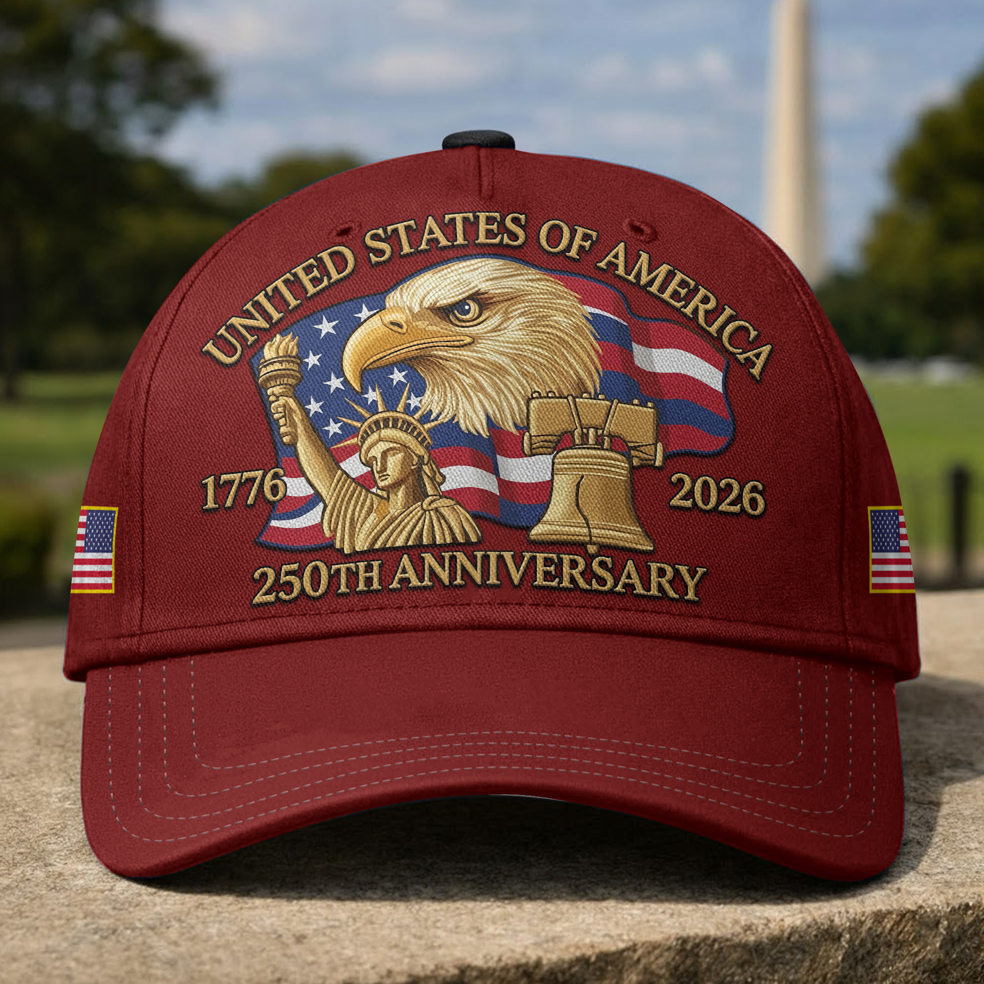 Premium America 250th Anniversary Hat VPVC020053, America 250th Cap, America 250th Birthday, Best Gifts On Independence Day, Veterans Day