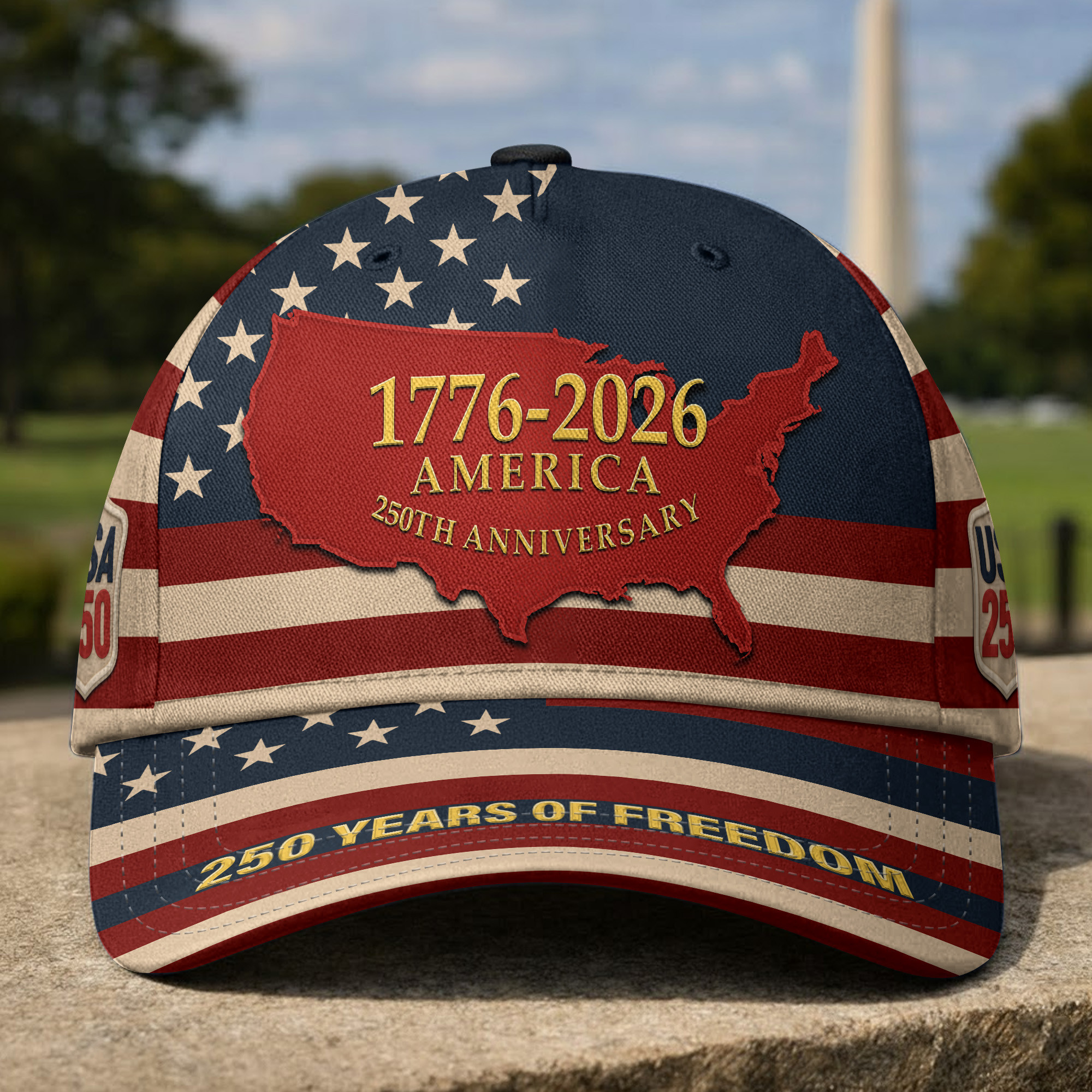 Premium America 250th Anniversary Hat VPVC020067, America 250th Cap, America 250th Birthday, Best Gifts On Independence Day, Veterans Day