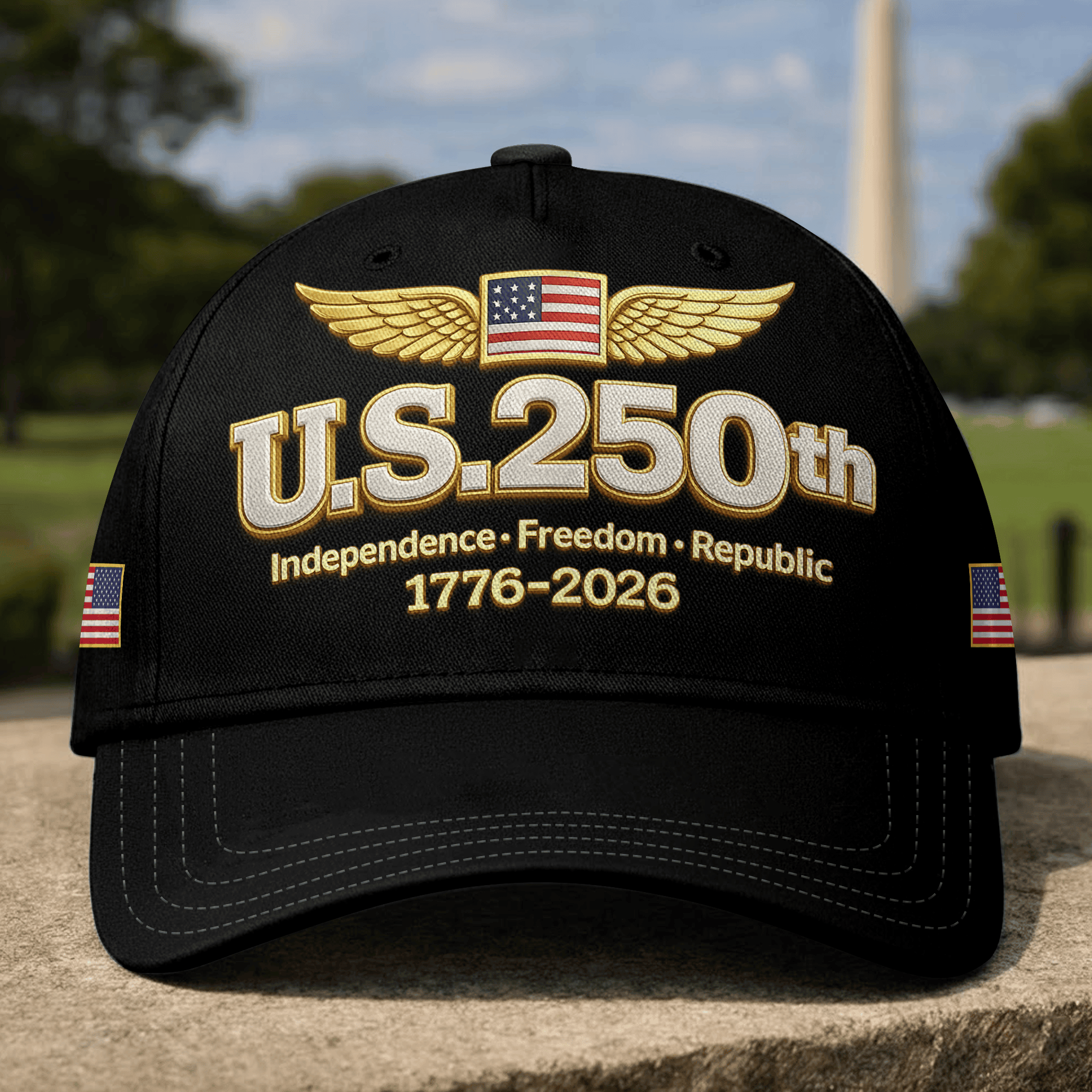 Premium America 250th Anniversary Hat VPVC020076, America 250th Cap, America 250th Birthday, Best Gifts On Independence Day, Veterans Day