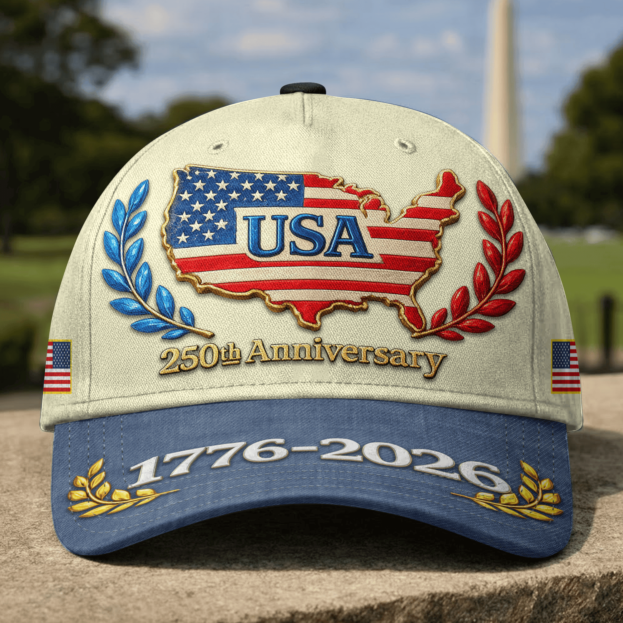 Premium America 250th Anniversary Hat VPVC020091, America 250th Cap, America 250th Birthday, Best Gifts On Independence Day, Veterans Day