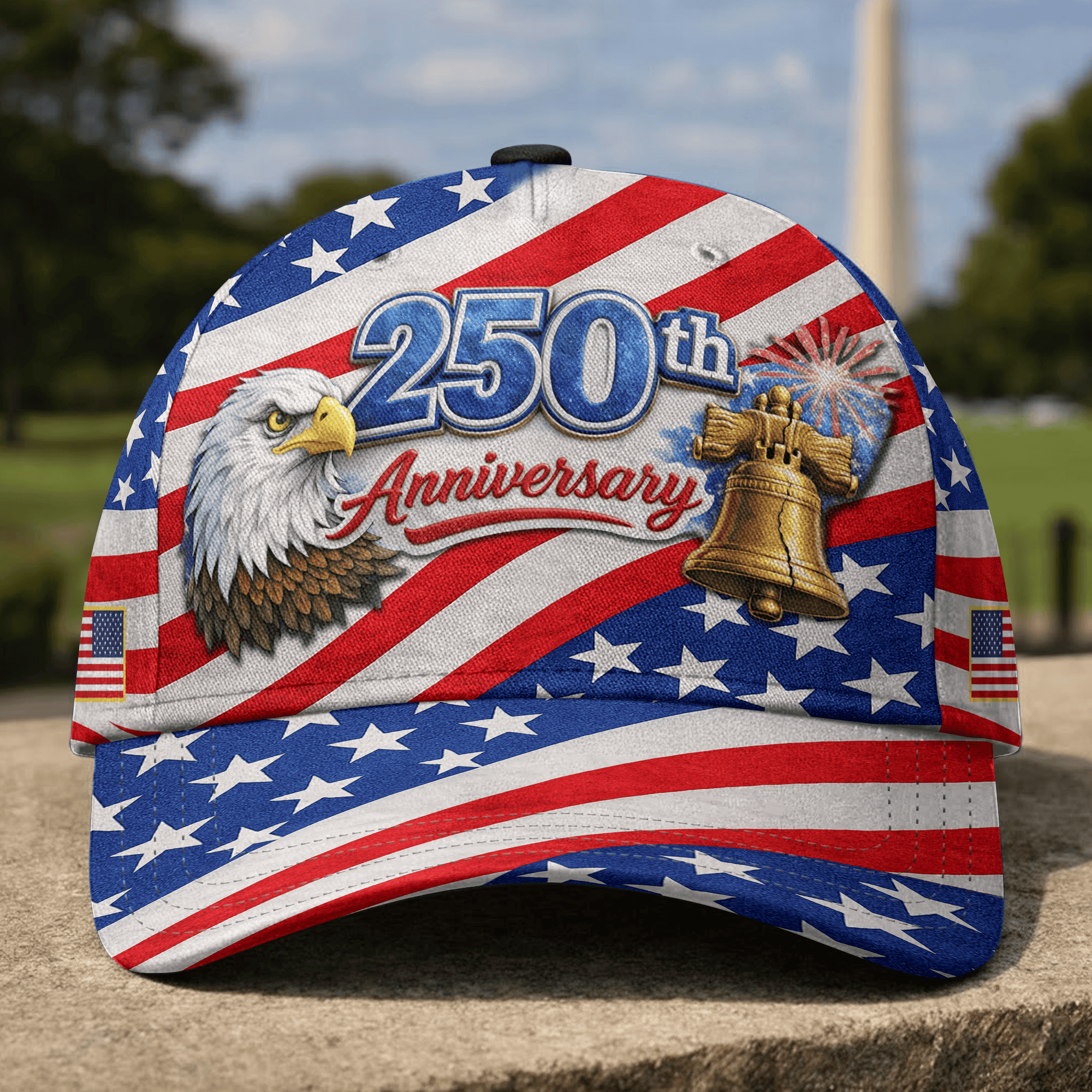Premium America 250th Anniversary Hat VPVC020092, America 250th Cap, America 250th Birthday, Best Gifts On Independence Day, Veterans Day