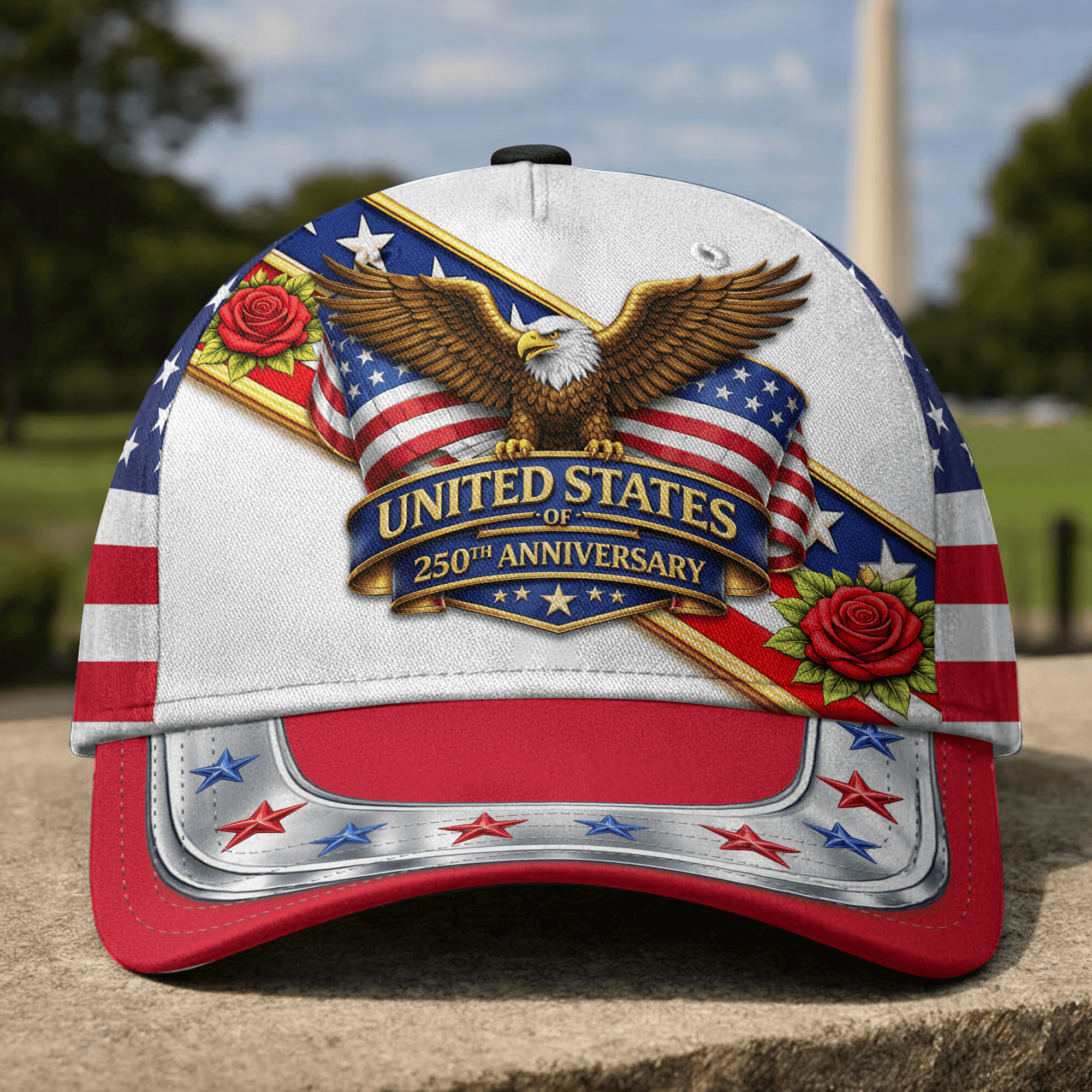 Premium America 250th Anniversary Hat VPVC020095, America 250th Cap, America 250th Birthday, Best Gifts On Independence Day, Veterans Day