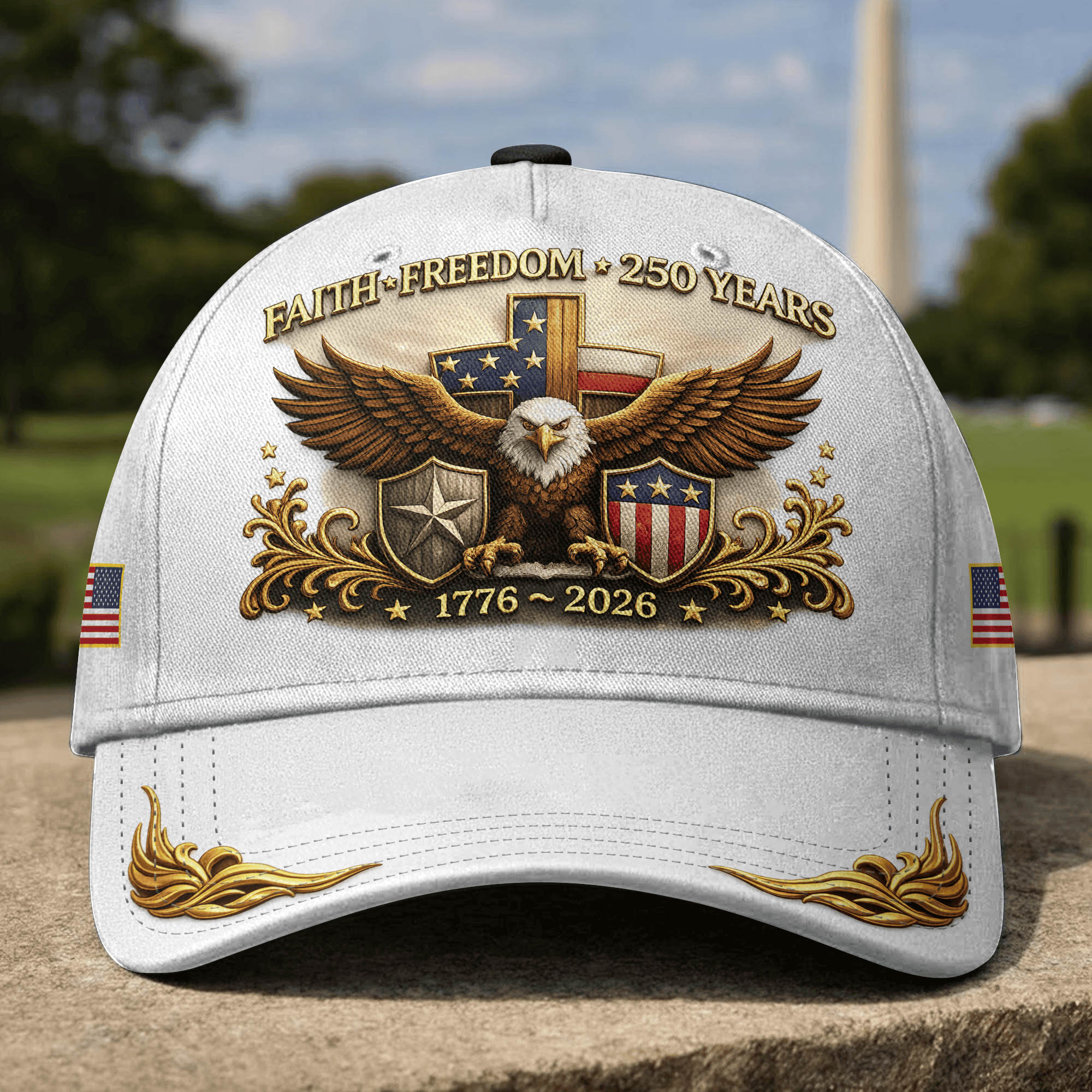 Premium America 250th Anniversary Hat VPVC020104, America 250th Cap, America 250th Birthday, Best Gifts On Independence Day, Veterans Day
