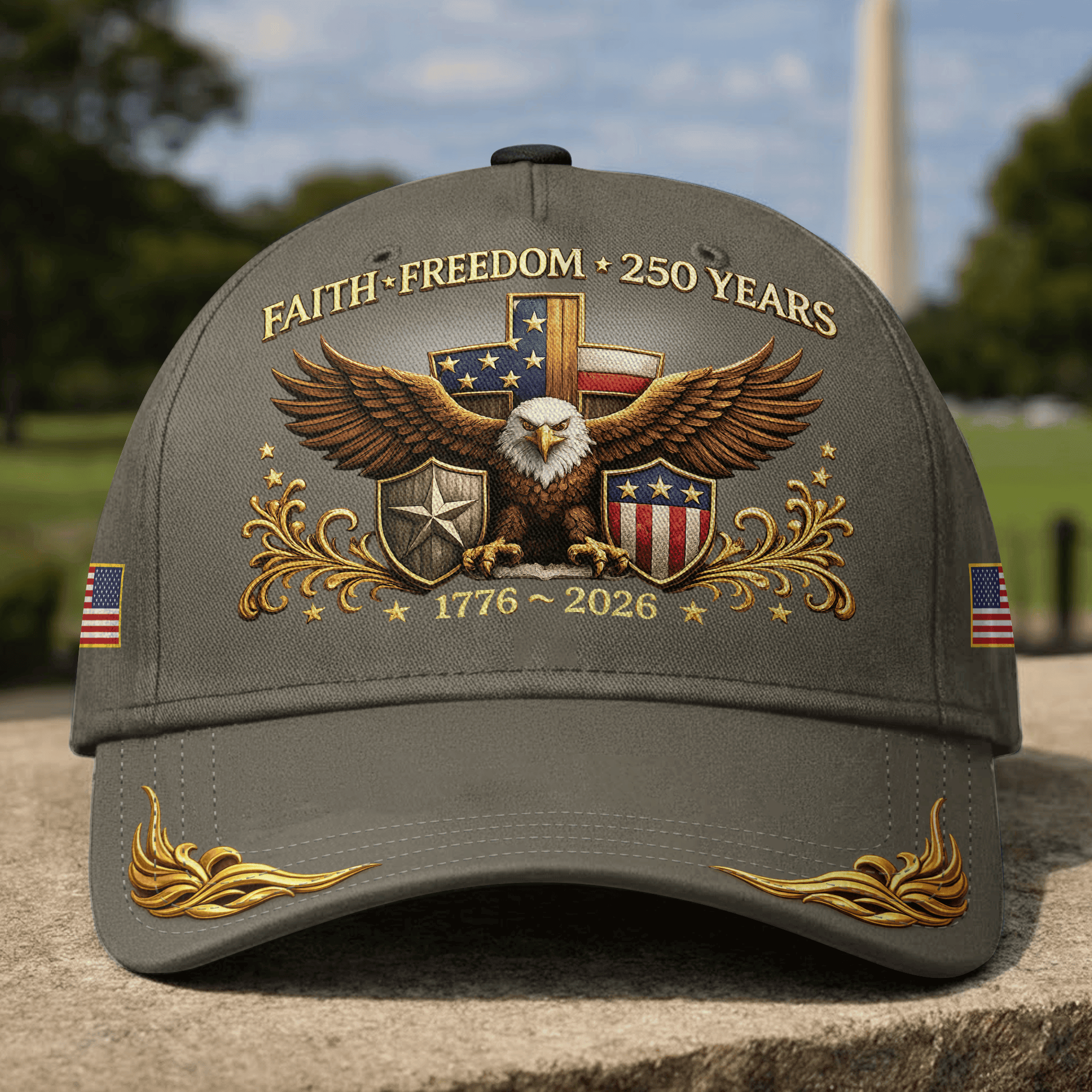 Premium America 250th Anniversary Hat VPVC020108, America 250th Cap, America 250th Birthday, Best Gifts On Independence Day, Veterans Day