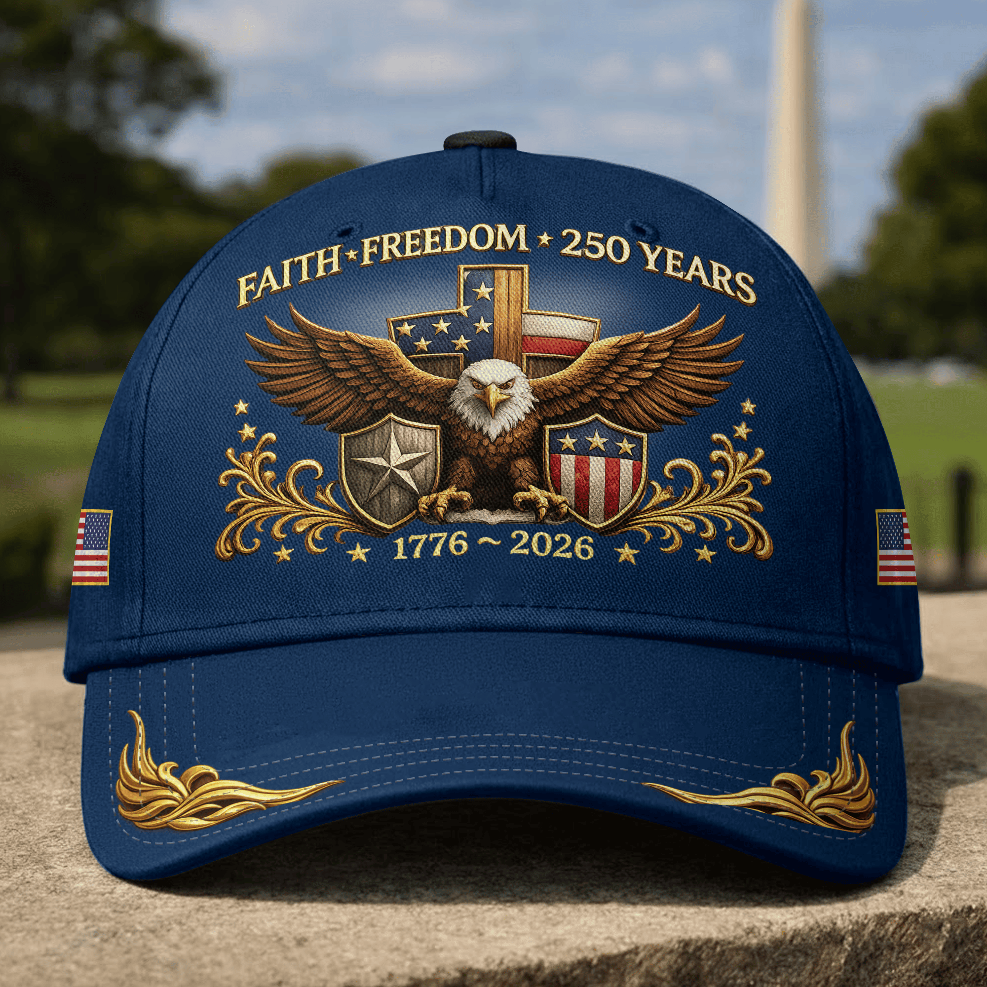 Premium America 250th Anniversary Hat VPVC020109, America 250th Cap, America 250th Birthday, Best Gifts On Independence Day, Veterans Day
