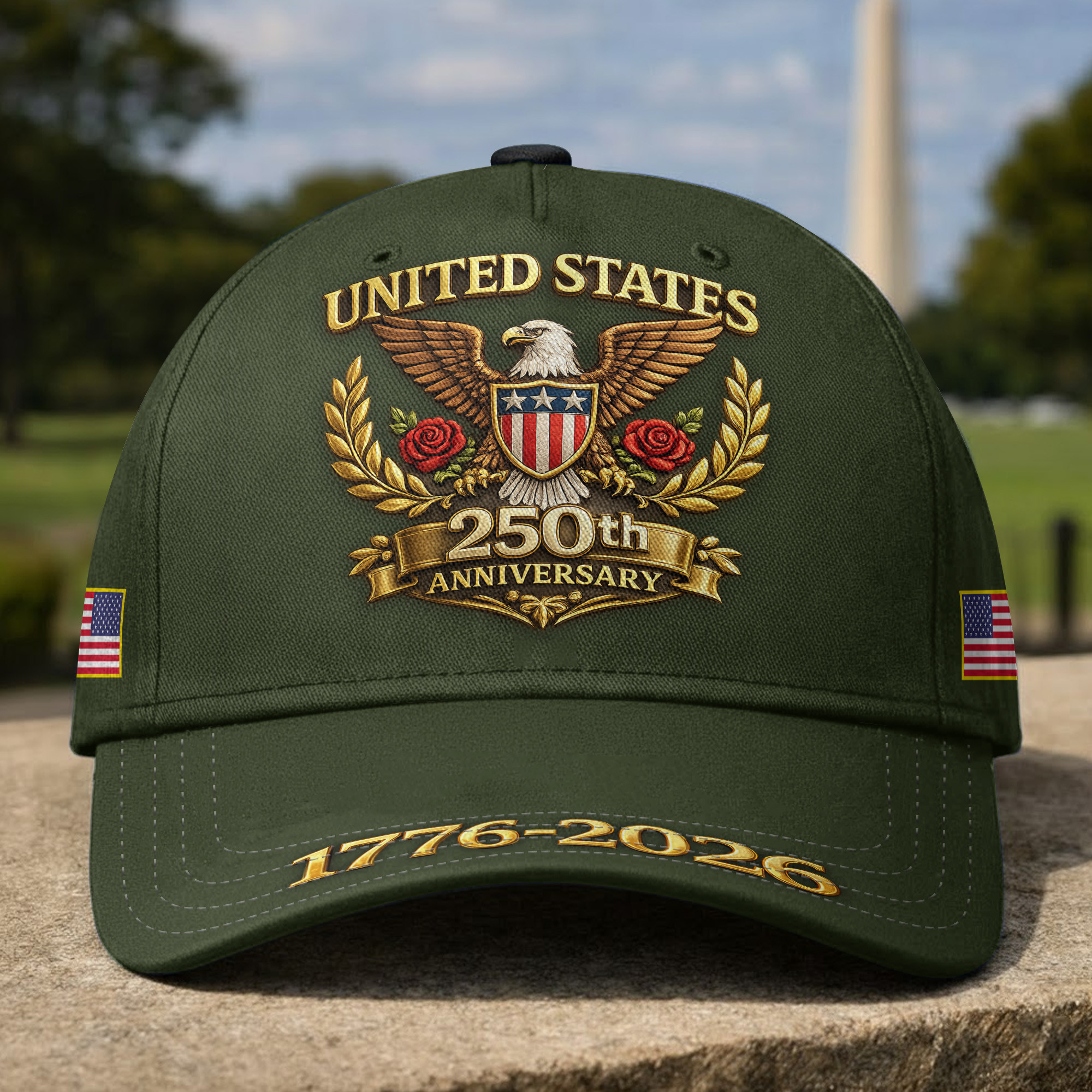 Premium America 250th Anniversary Hat VPVC020110, America 250th Cap, America 250th Birthday, Best Gifts On Independence Day, Veterans Day