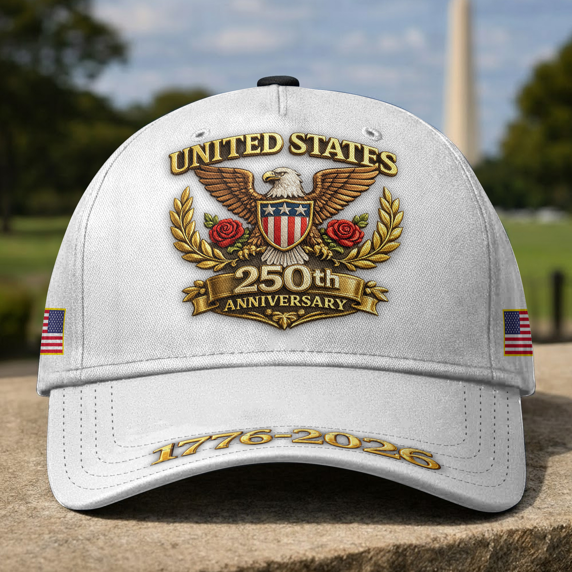 Premium America 250th Anniversary Hat VPVC020111, America 250th Cap, America 250th Birthday, Best Gifts On Independence Day, Veterans Day