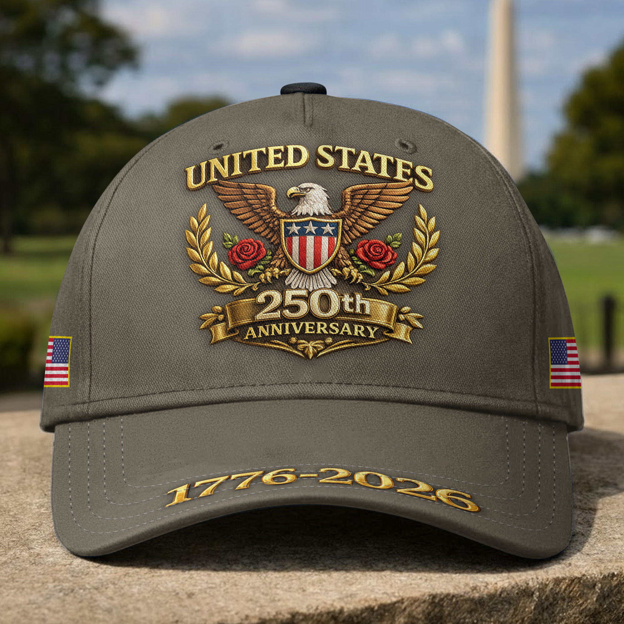 Premium America 250th Anniversary Hat VPVC020112, America 250th Cap, America 250th Birthday, Best Gifts On Independence Day, Veterans Day