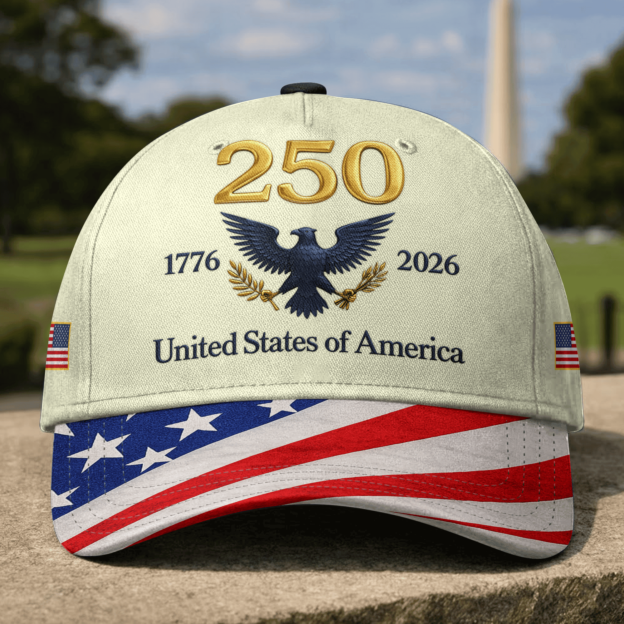 Premium America 250th Anniversary Hat VPVC020117, America 250th Cap, America 250th Birthday, Best Gifts On Independence Day, Veterans Day