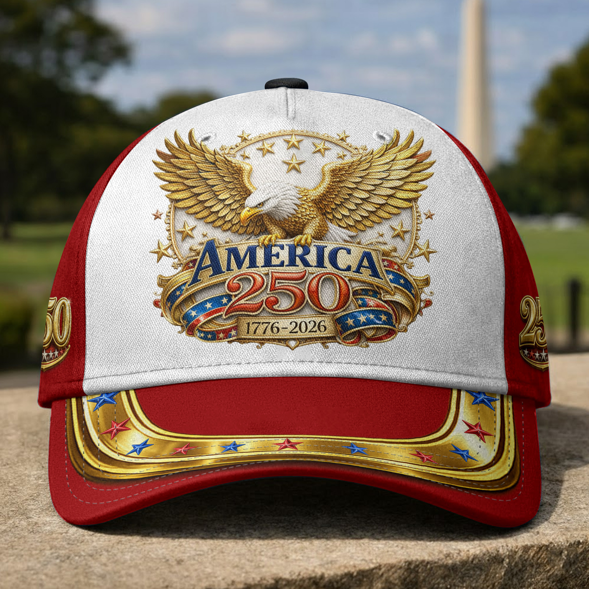 Premium America 250th Anniversary Hat VPVC020118, America 250th Cap, America 250th Birthday, Best Gifts On Independence Day, Veterans Day