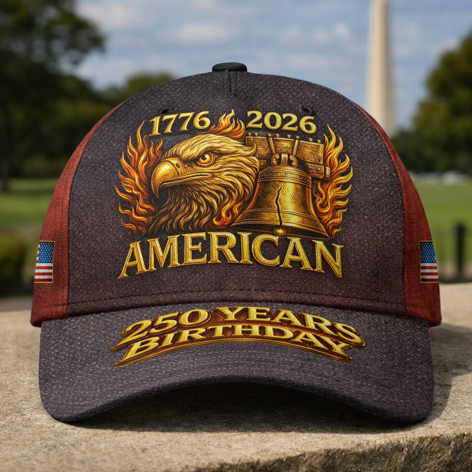 Premium America 250th Anniversary Hat VPVC020119, America 250th Cap, America 250th Birthday, Best Gifts On Independence Day, Veterans Day