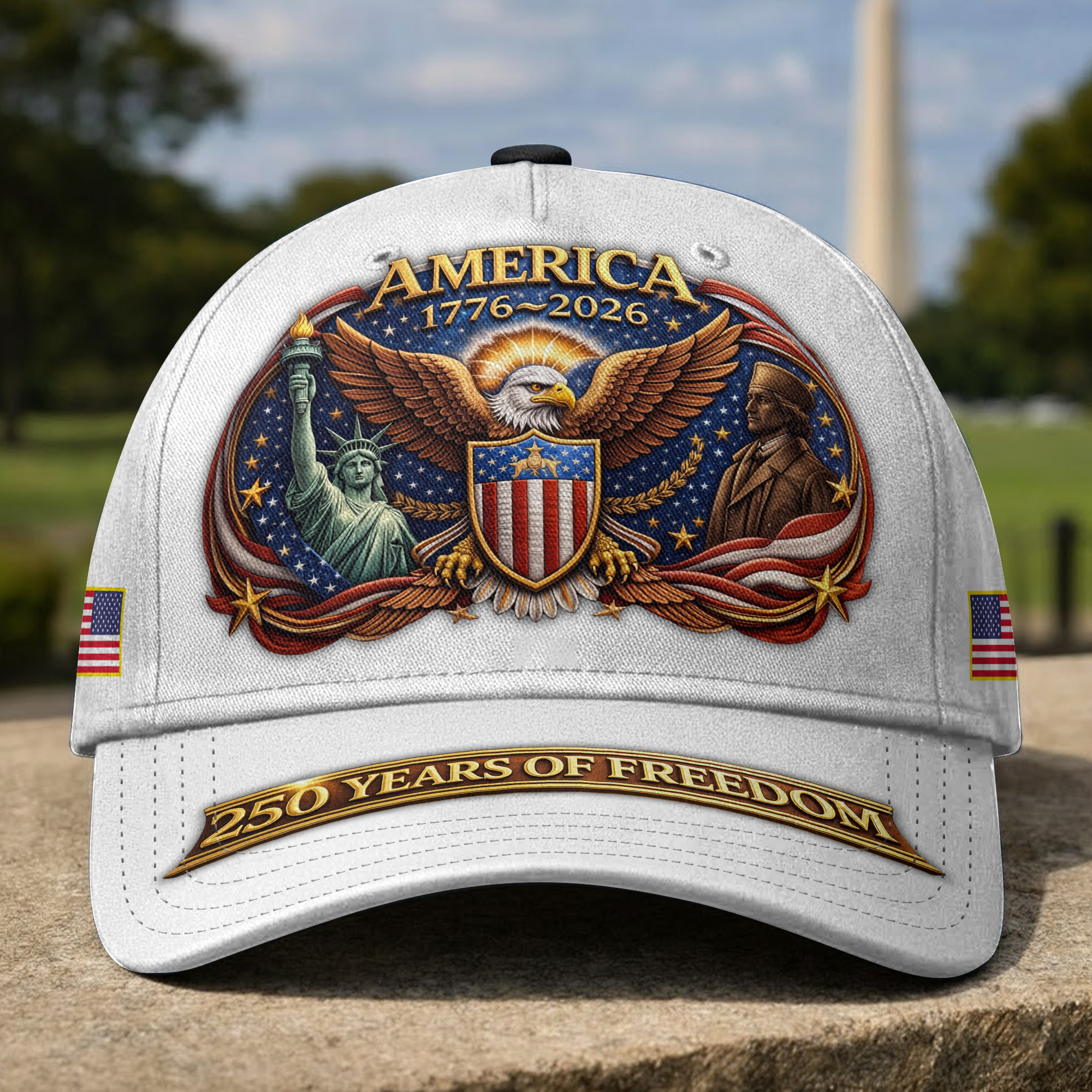 Premium America 250th Anniversary Hat VPVC020123, America 250th Cap, America 250th Birthday, Best Gifts On Independence Day, Veterans Day