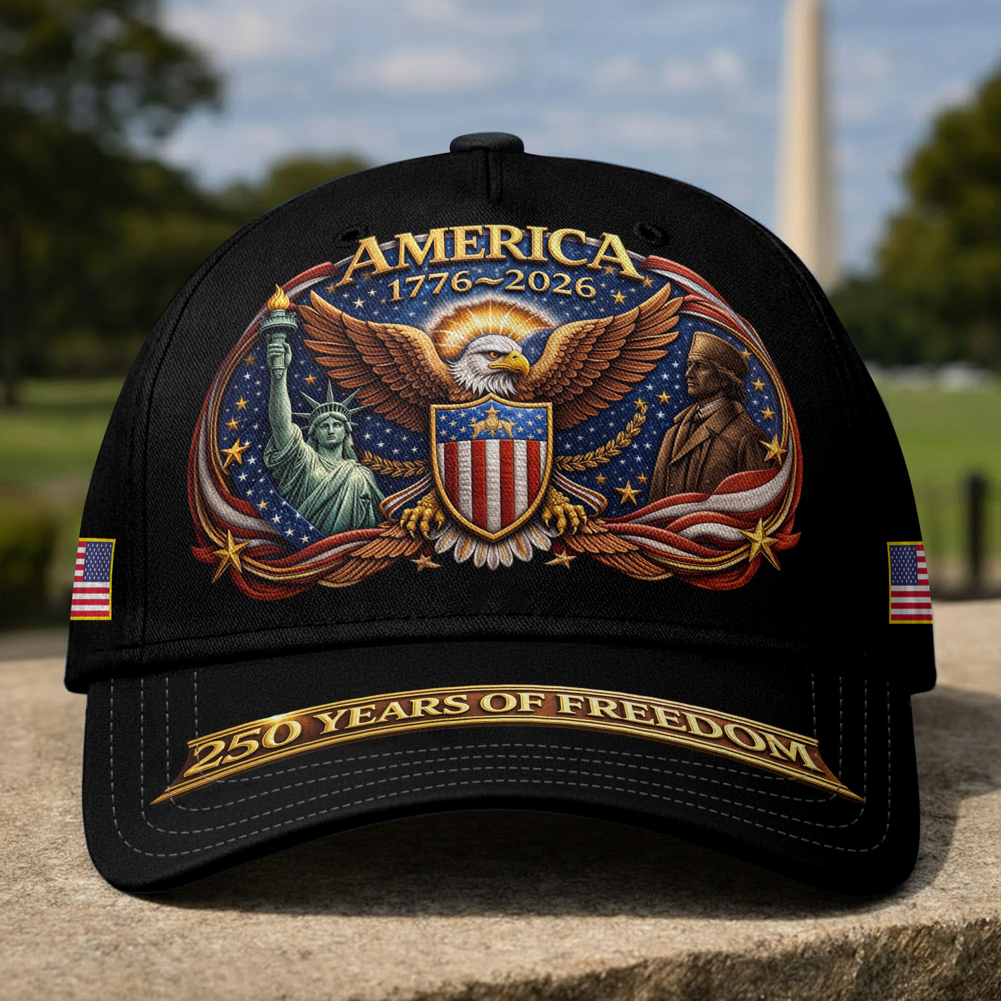 Premium America 250th Anniversary Hat VPVC020126, America 250th Cap, America 250th Birthday, Best Gifts On Independence Day, Veterans Day