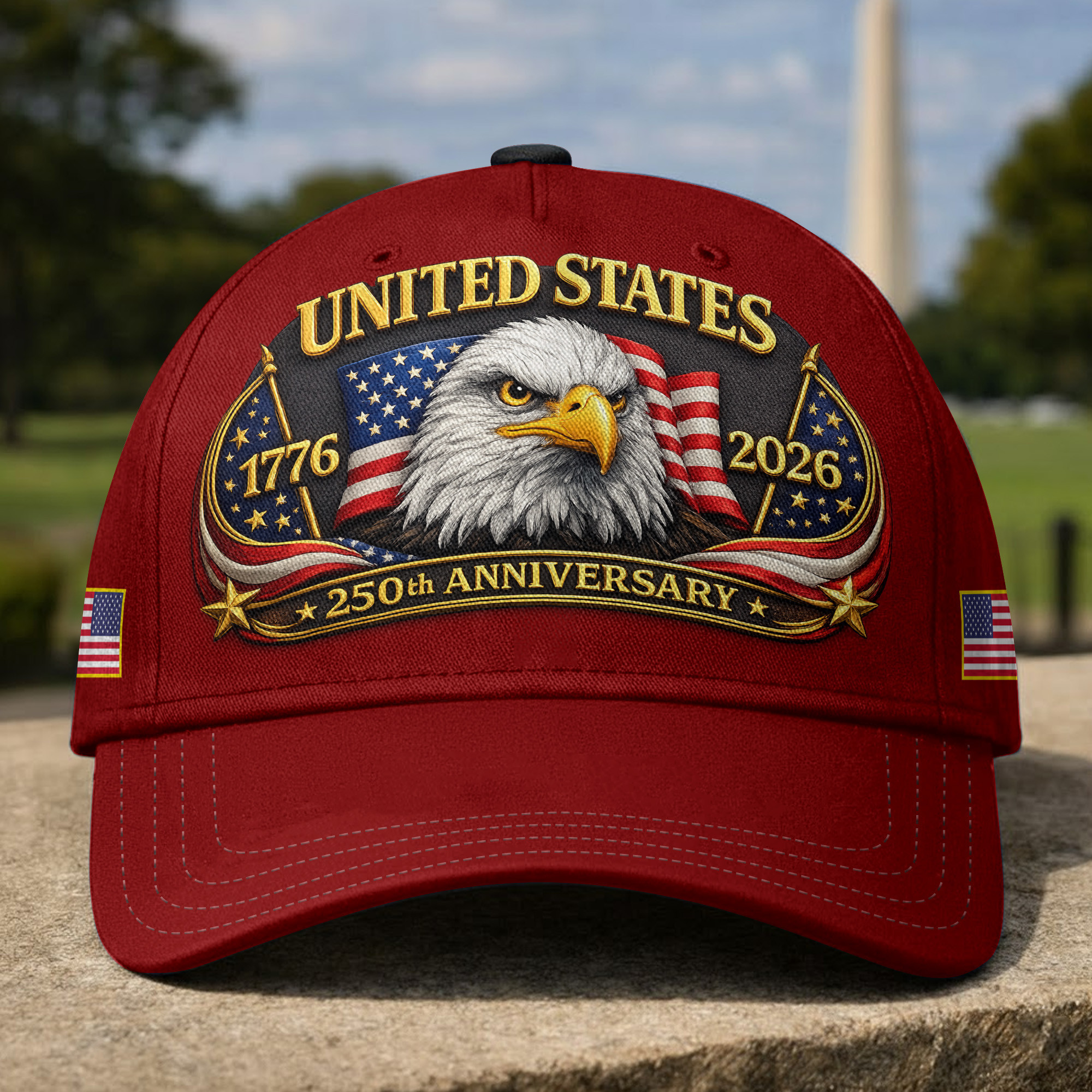 Premium America 250th Anniversary Hat VPVC020127, America 250th Cap, America 250th Birthday, Best Gifts On Independence Day, Veterans Day