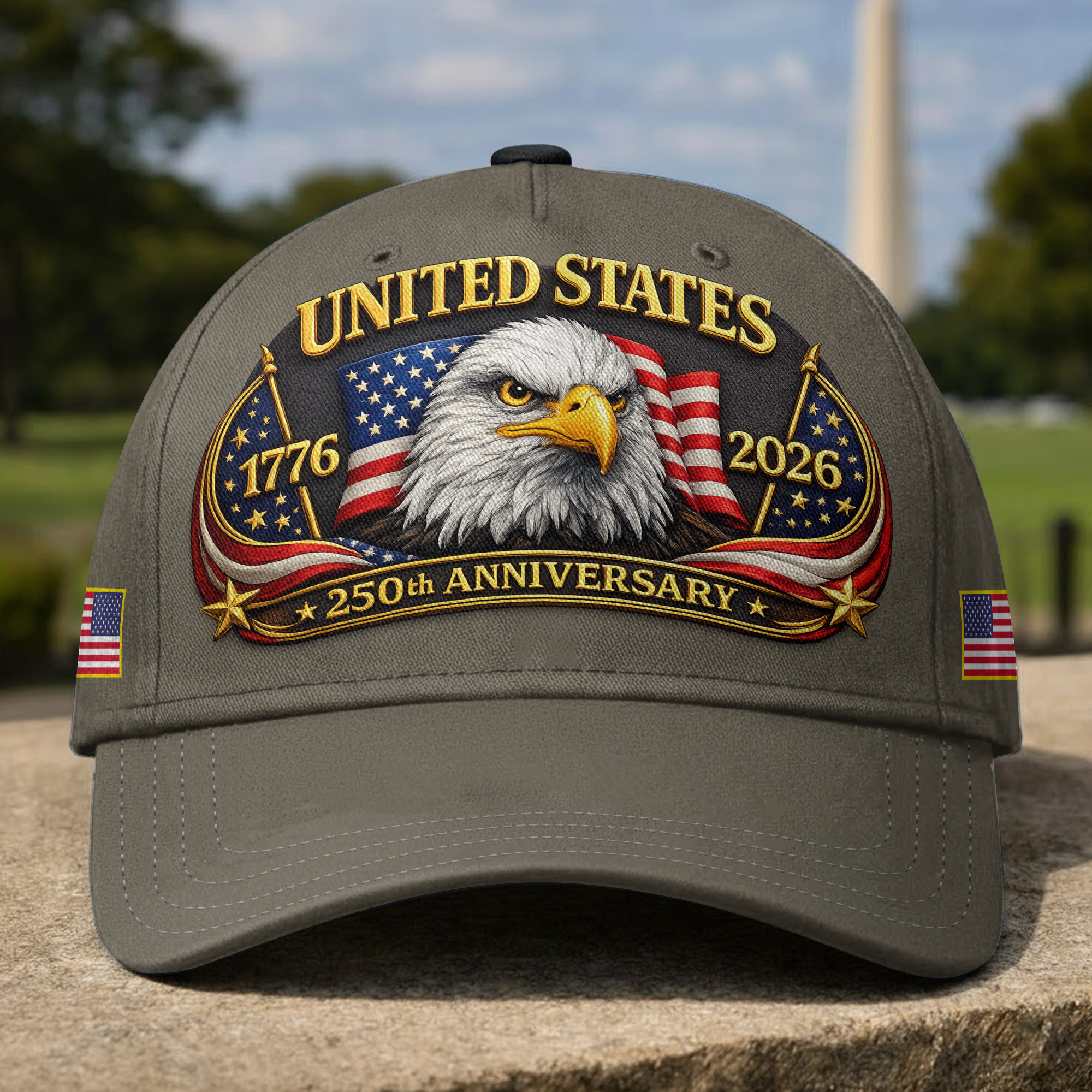 Premium America 250th Anniversary Hat VPVC020130, America 250th Cap, America 250th Birthday, Best Gifts On Independence Day, Veterans Day