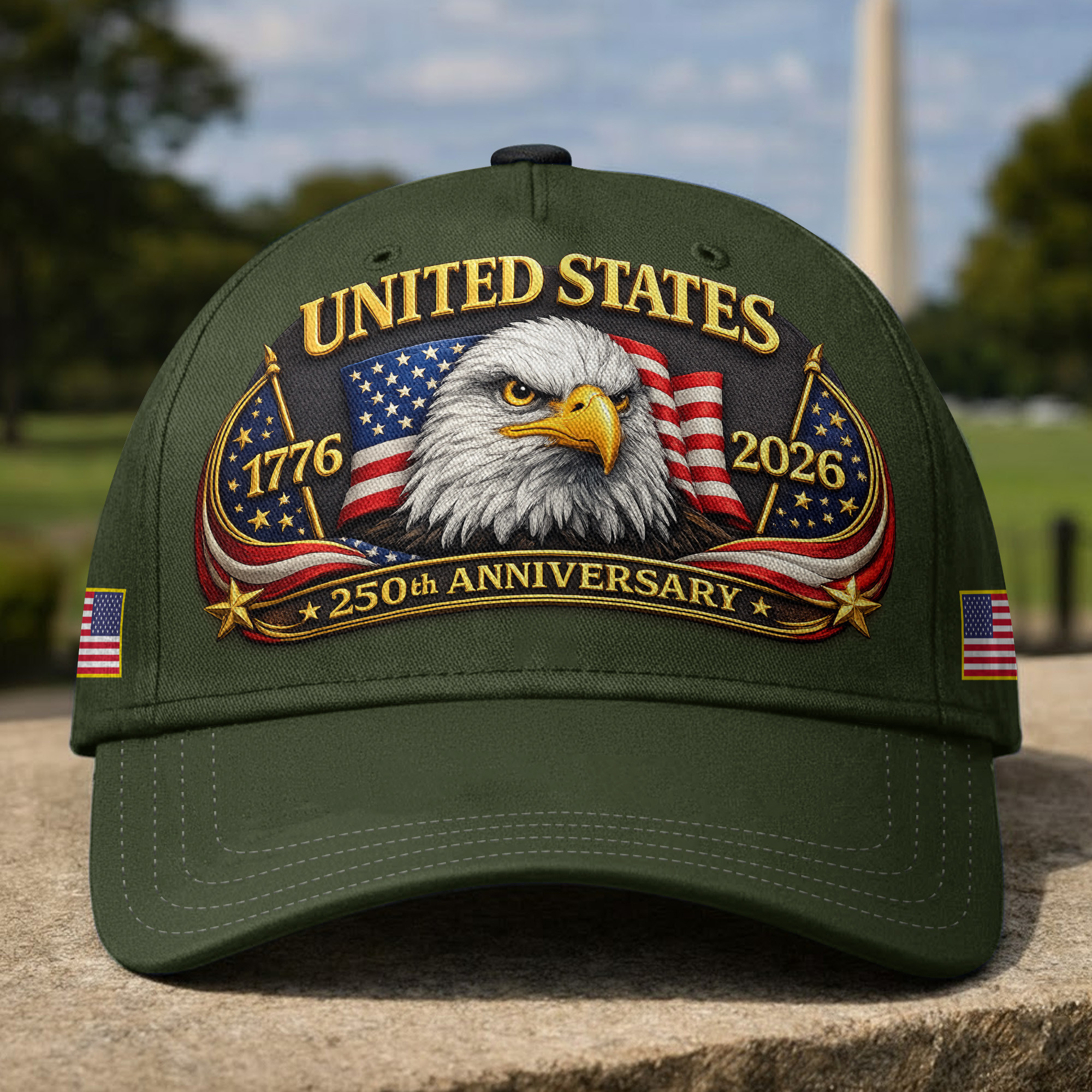 Premium America 250th Anniversary Hat VPVC020131, America 250th Cap, America 250th Birthday, Best Gifts On Independence Day, Veterans Day