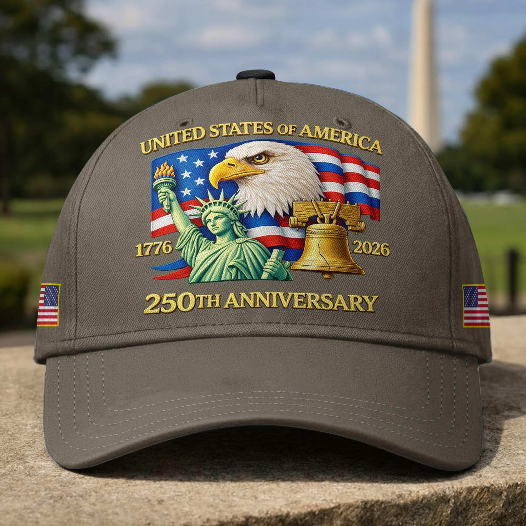 Premium America 250th Anniversary Hat VPVC020133, America 250th Cap, America 250th Birthday, Best Gifts On Independence Day, Veterans Day