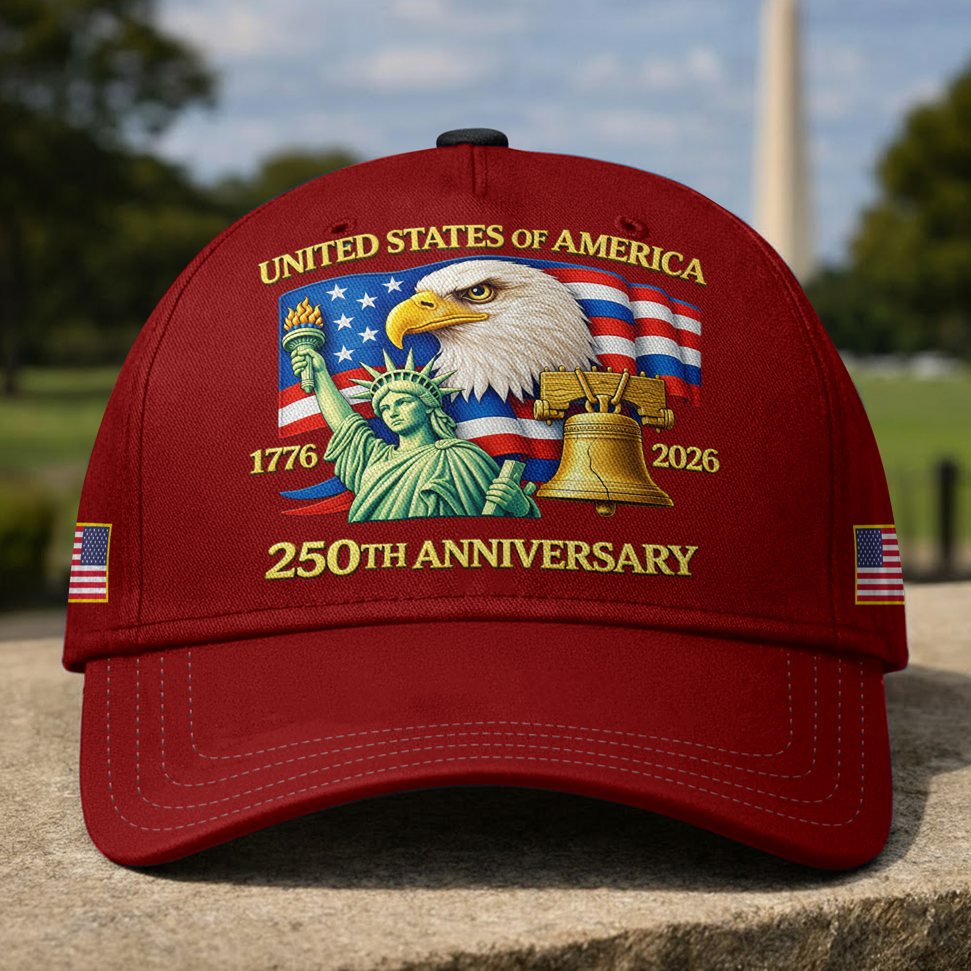 Premium America 250th Anniversary Hat VPVC020134, America 250th Cap, America 250th Birthday, Best Gifts On Independence Day, Veterans Day
